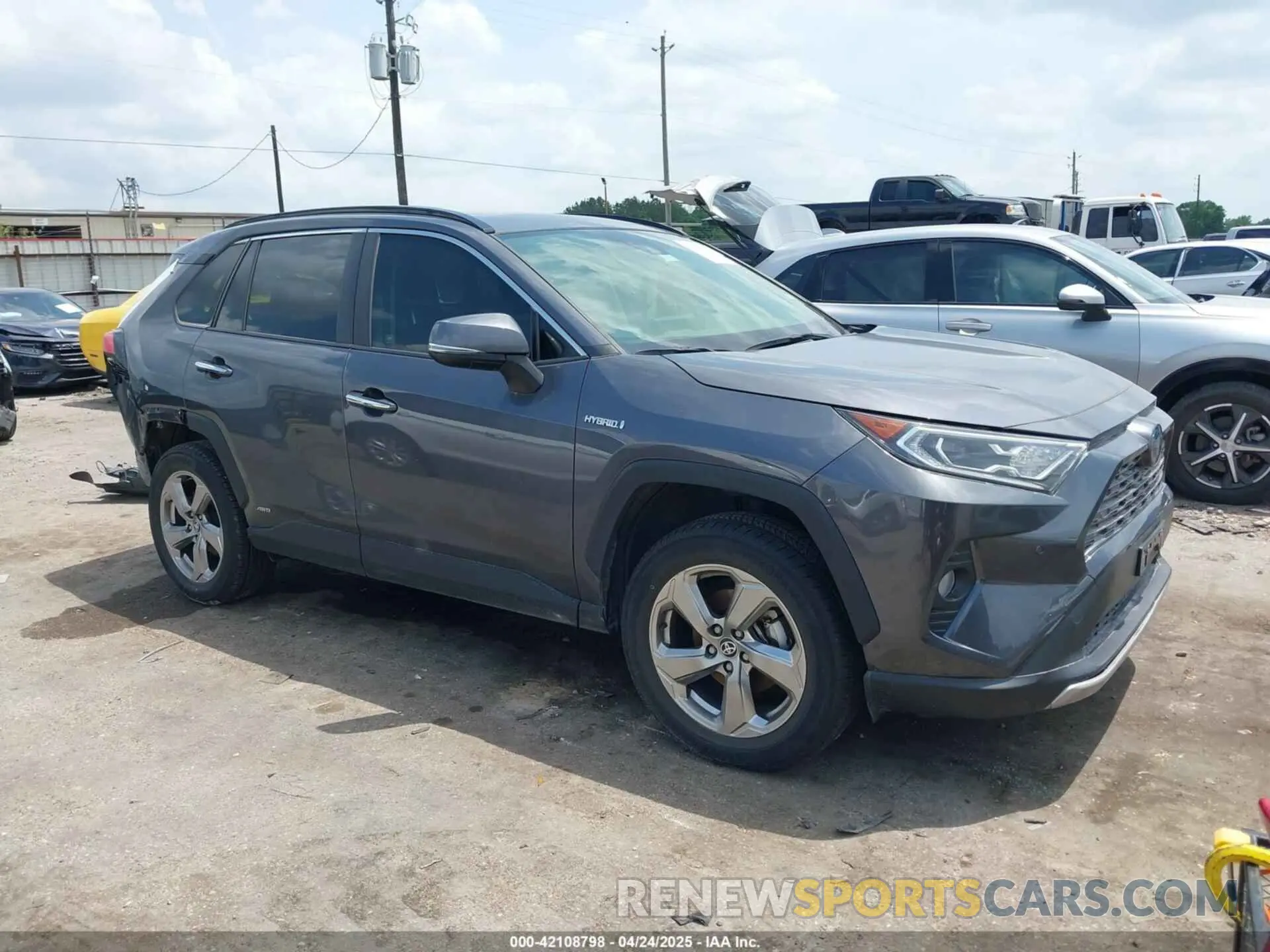 1 Photograph of a damaged car JTMDWRFVXLD071906 TOYOTA RAV4 HYBRID 2020