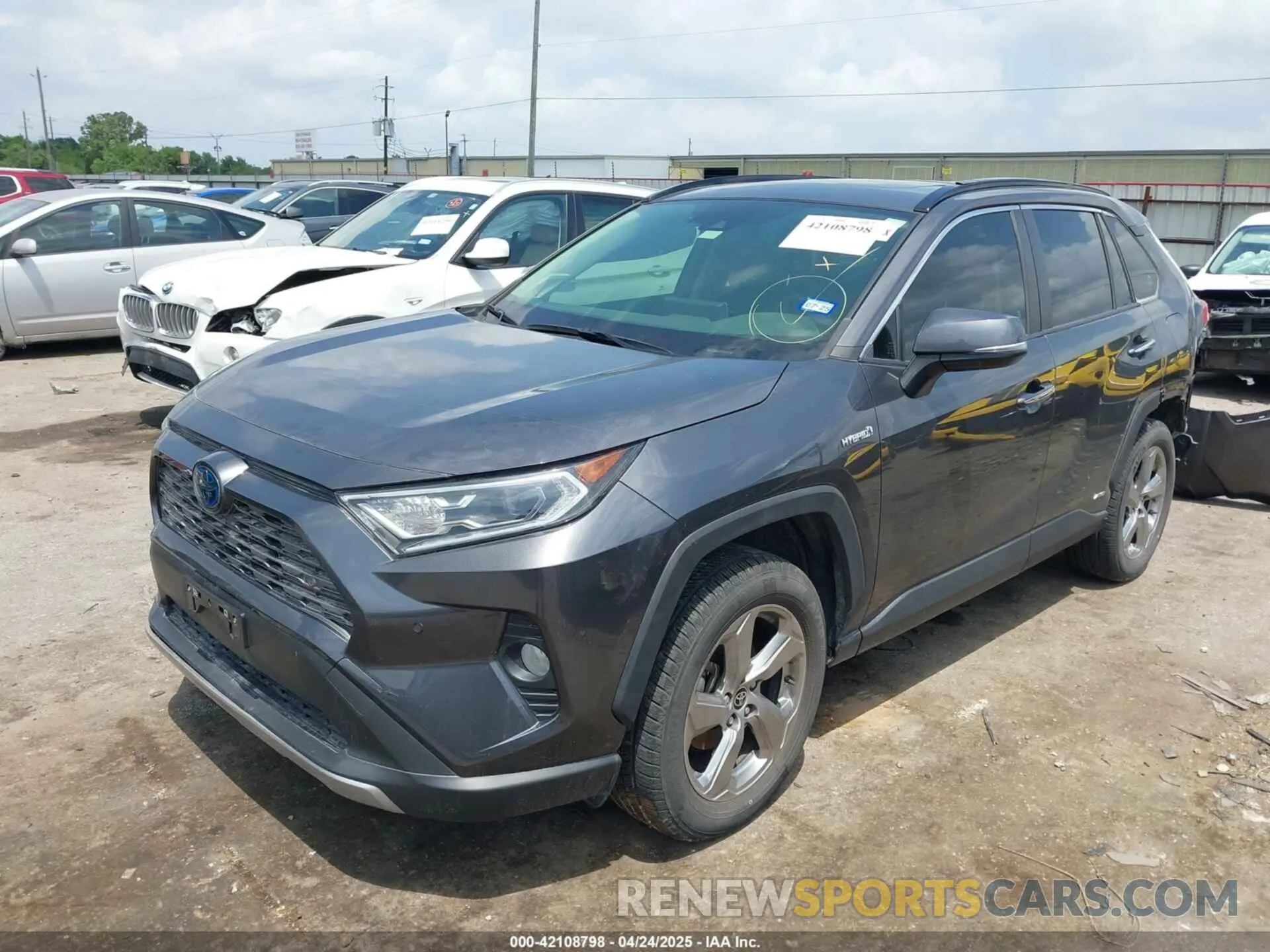 2 Photograph of a damaged car JTMDWRFVXLD071906 TOYOTA RAV4 HYBRID 2020