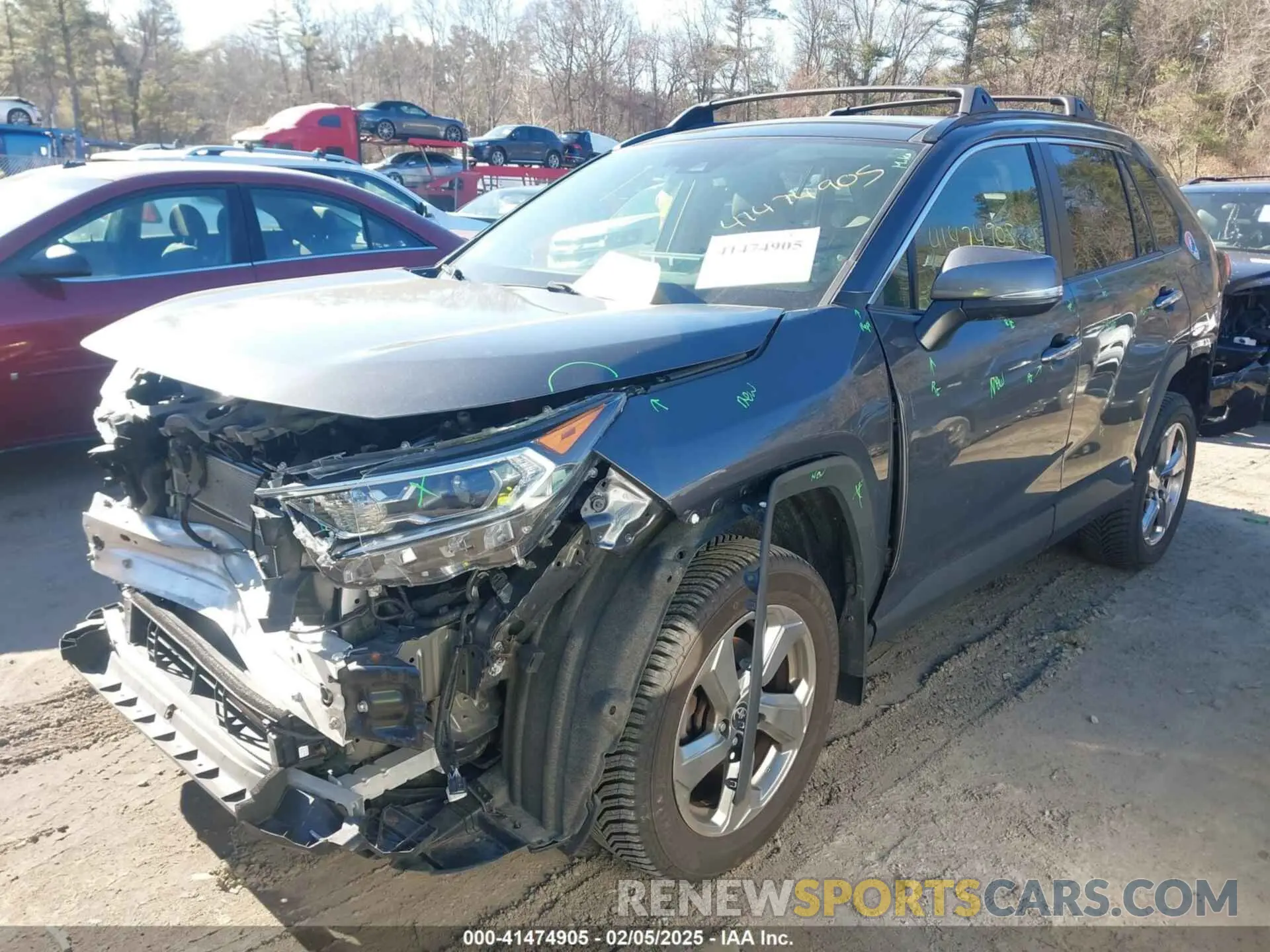 2 Photograph of a damaged car JTMDWRFVXLD525510 TOYOTA RAV4 HYBRID 2020