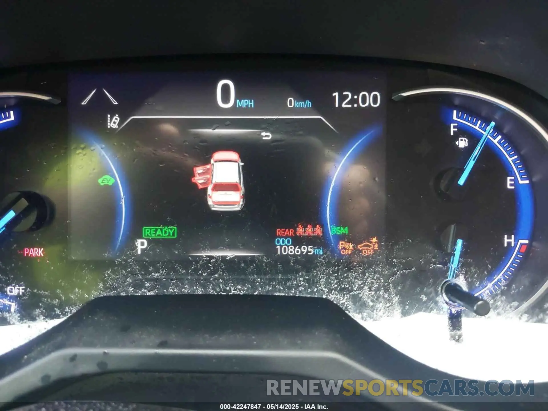 15 Photograph of a damaged car JTME6RFV8LD502070 TOYOTA RAV4 HYBRID 2020