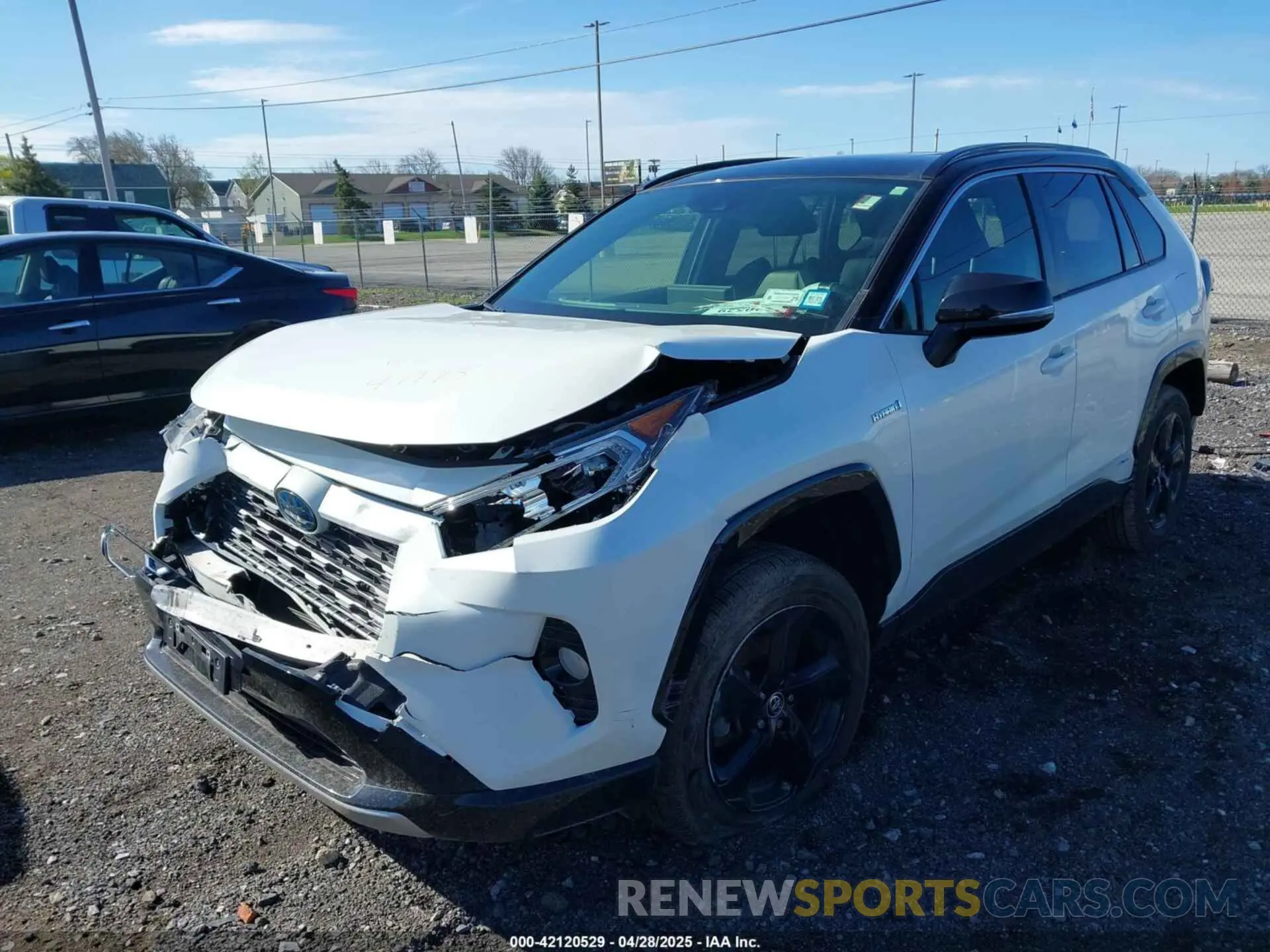 2 Photograph of a damaged car JTMEWRFV3LD541634 TOYOTA RAV4 HYBRID 2020
