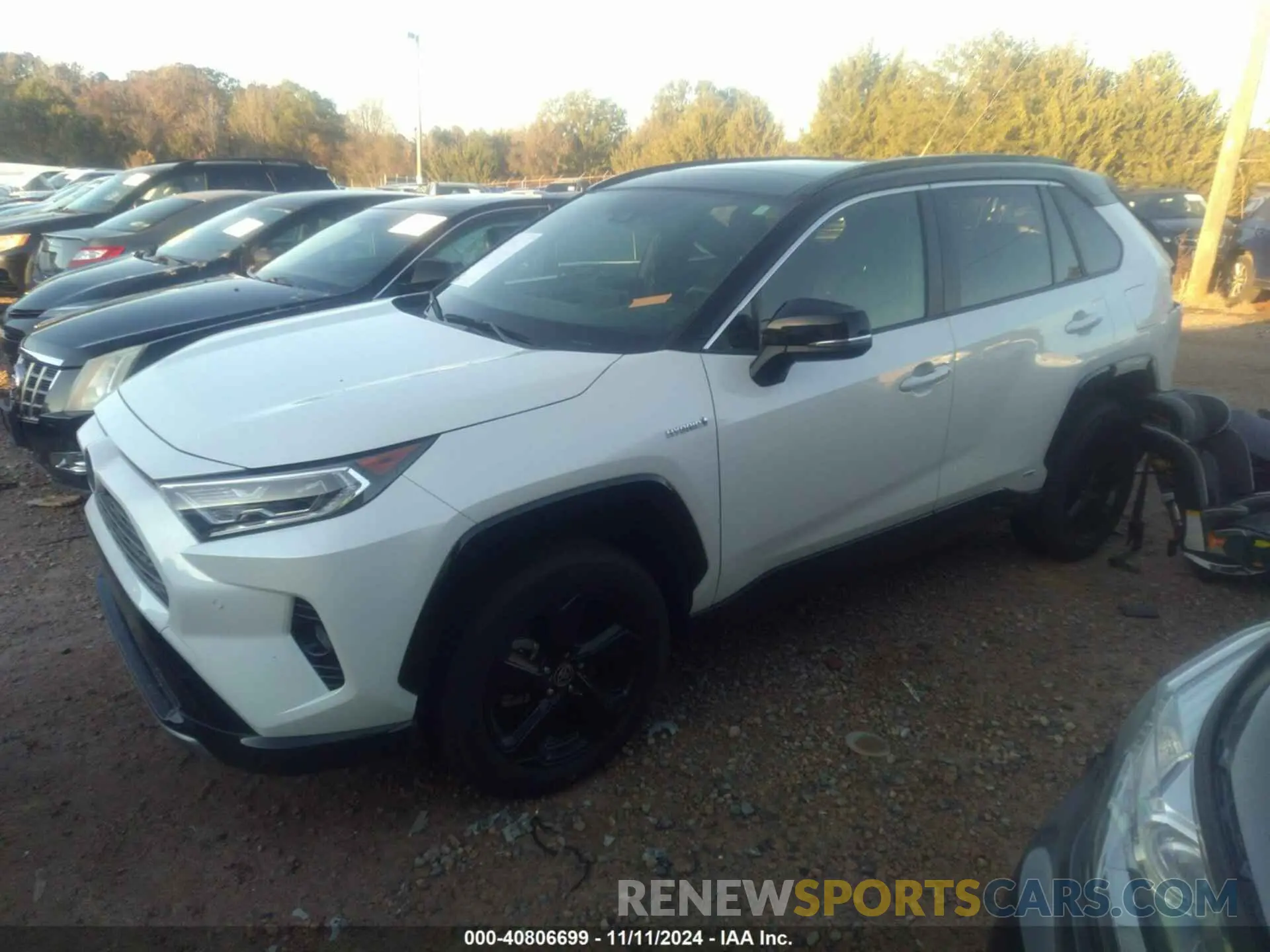 2 Photograph of a damaged car JTMEWRFV7LD530233 TOYOTA RAV4 HYBRID 2020