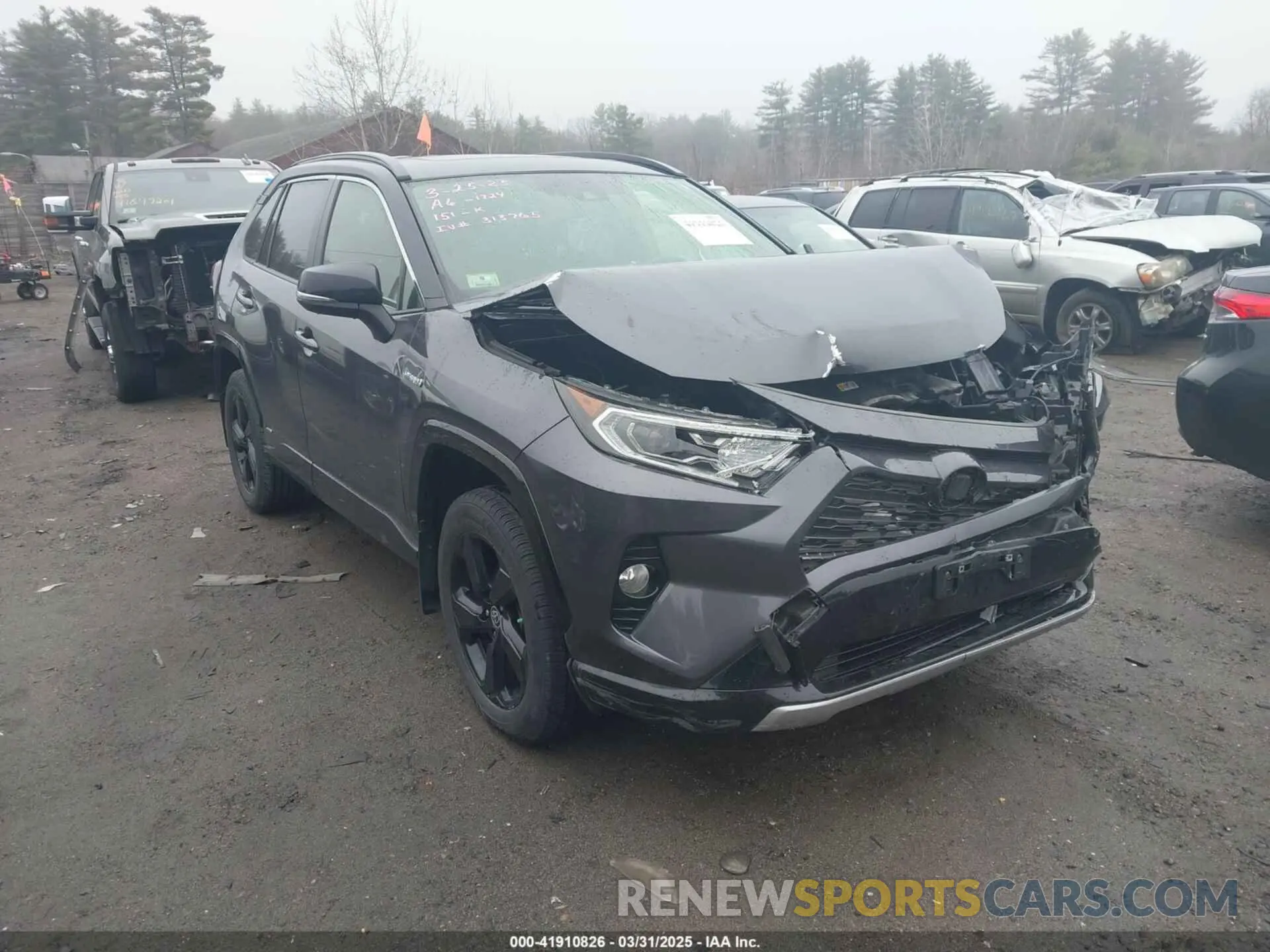 1 Photograph of a damaged car JTMEWRFV8LJ044046 TOYOTA RAV4 HYBRID 2020