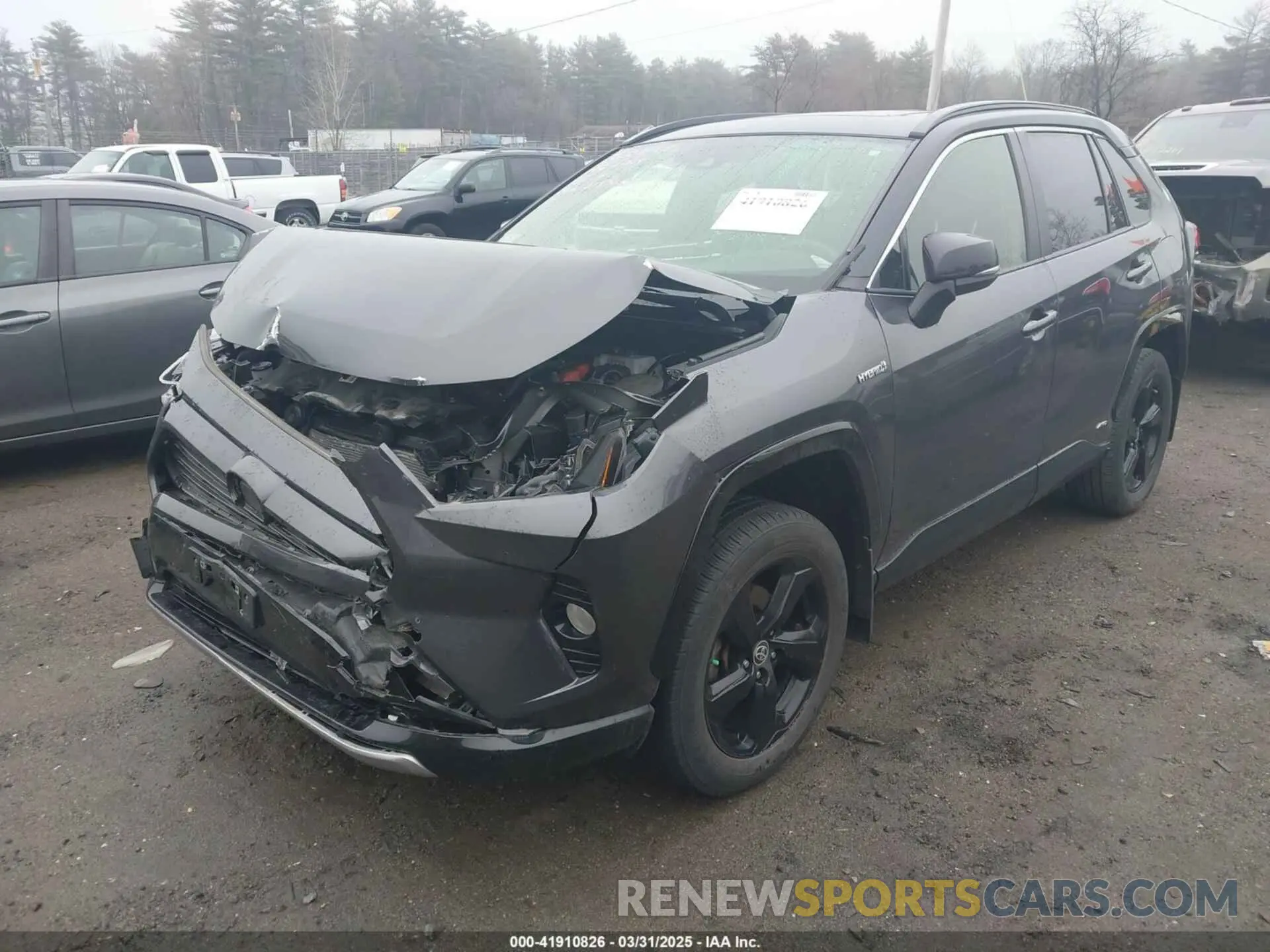 2 Photograph of a damaged car JTMEWRFV8LJ044046 TOYOTA RAV4 HYBRID 2020
