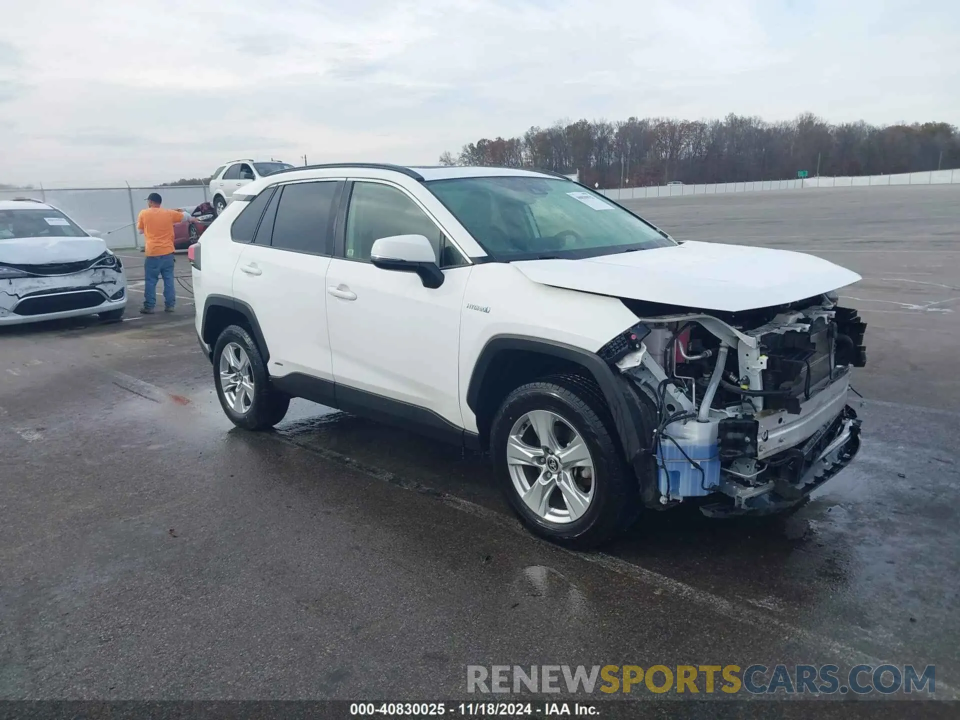 1 Photograph of a damaged car JTMR6RFV3LD005901 TOYOTA RAV4 HYBRID 2020