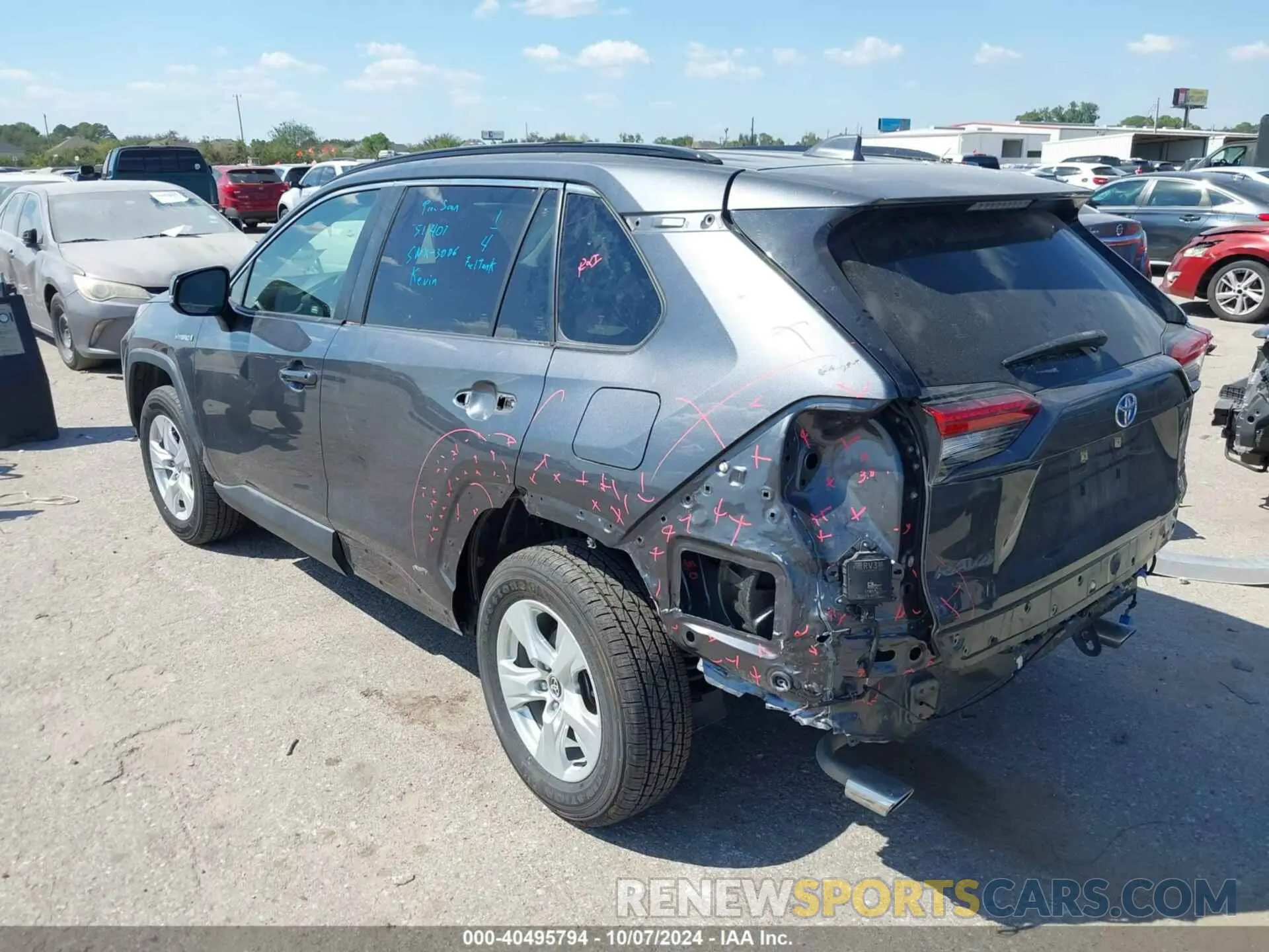 3 Photograph of a damaged car JTMRWRFV6LD066448 TOYOTA RAV4 HYBRID 2020