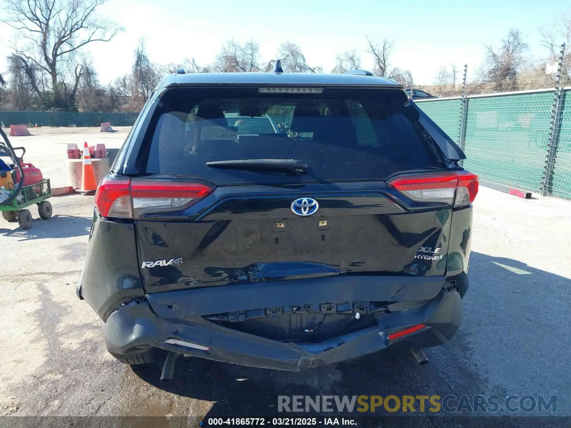 16 Photograph of a damaged car JTMRWRFV9LD044346 TOYOTA RAV4 HYBRID 2020