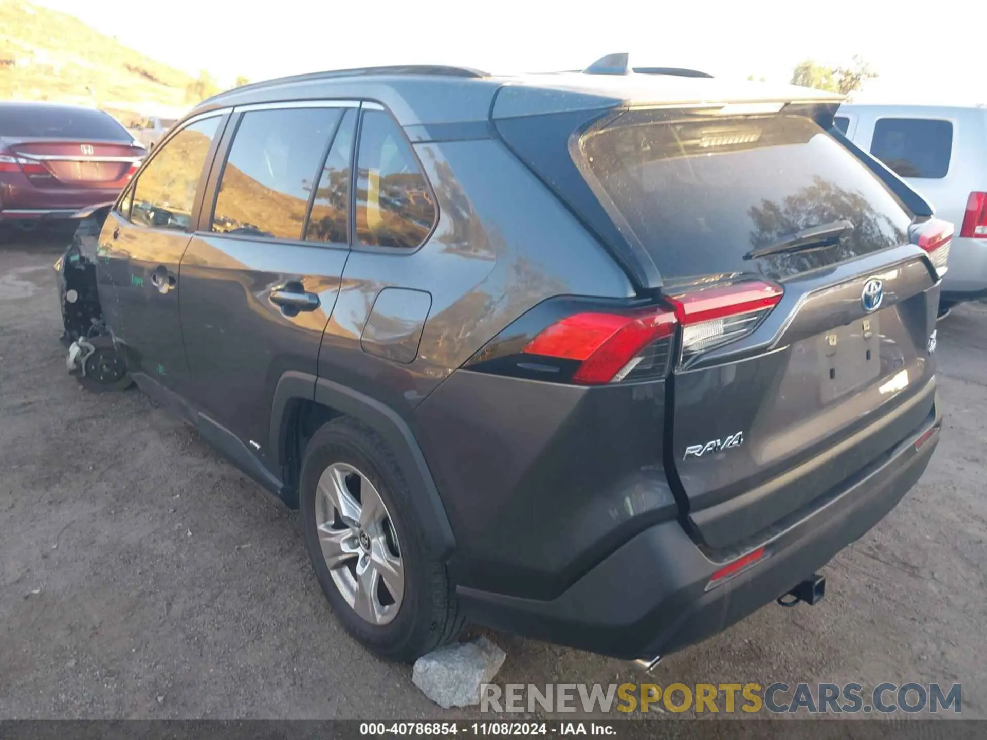 3 Photograph of a damaged car JTMRWRFVXLD066677 TOYOTA RAV4 HYBRID 2020