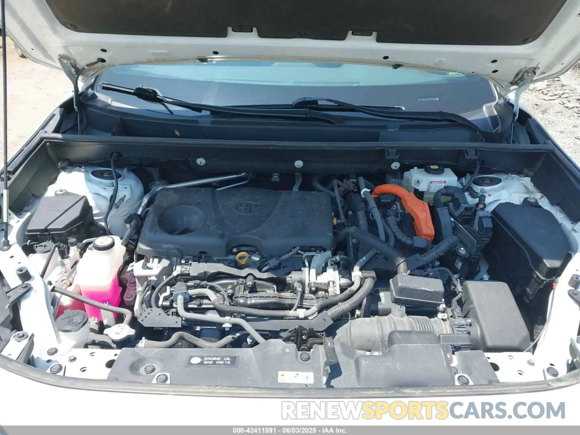 10 Photograph of a damaged car 2T3E6RFV0MW002568 TOYOTA RAV4 HYBRID 2021