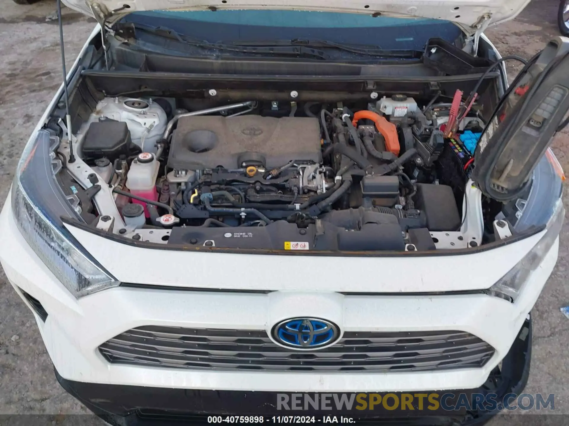 10 Photograph of a damaged car 2T3E6RFV1MW009738 TOYOTA RAV4 HYBRID 2021