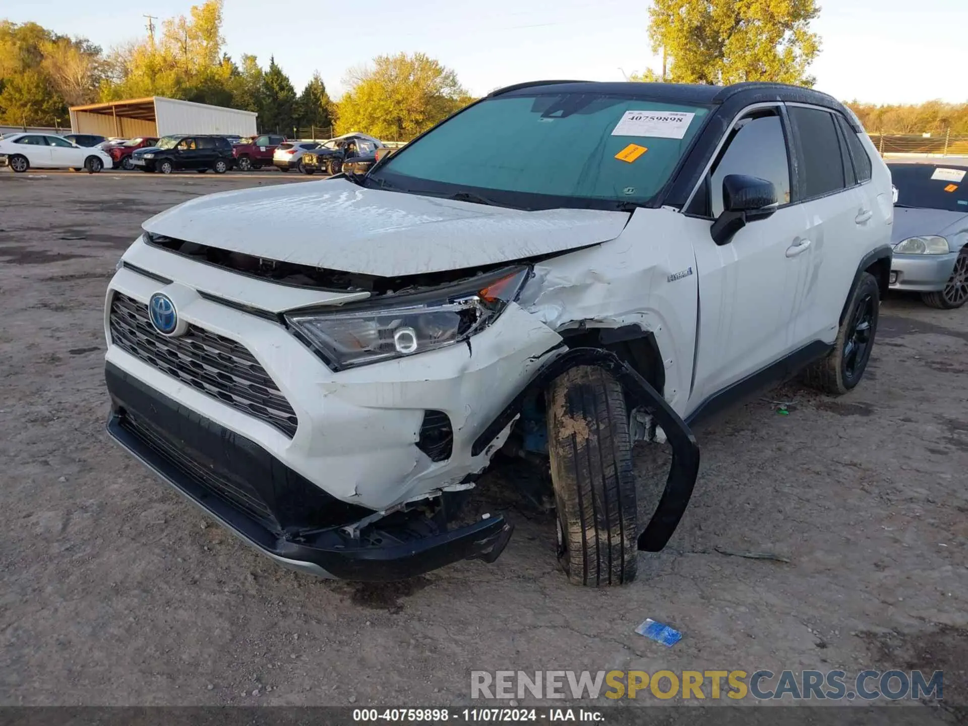 2 Photograph of a damaged car 2T3E6RFV1MW009738 TOYOTA RAV4 HYBRID 2021