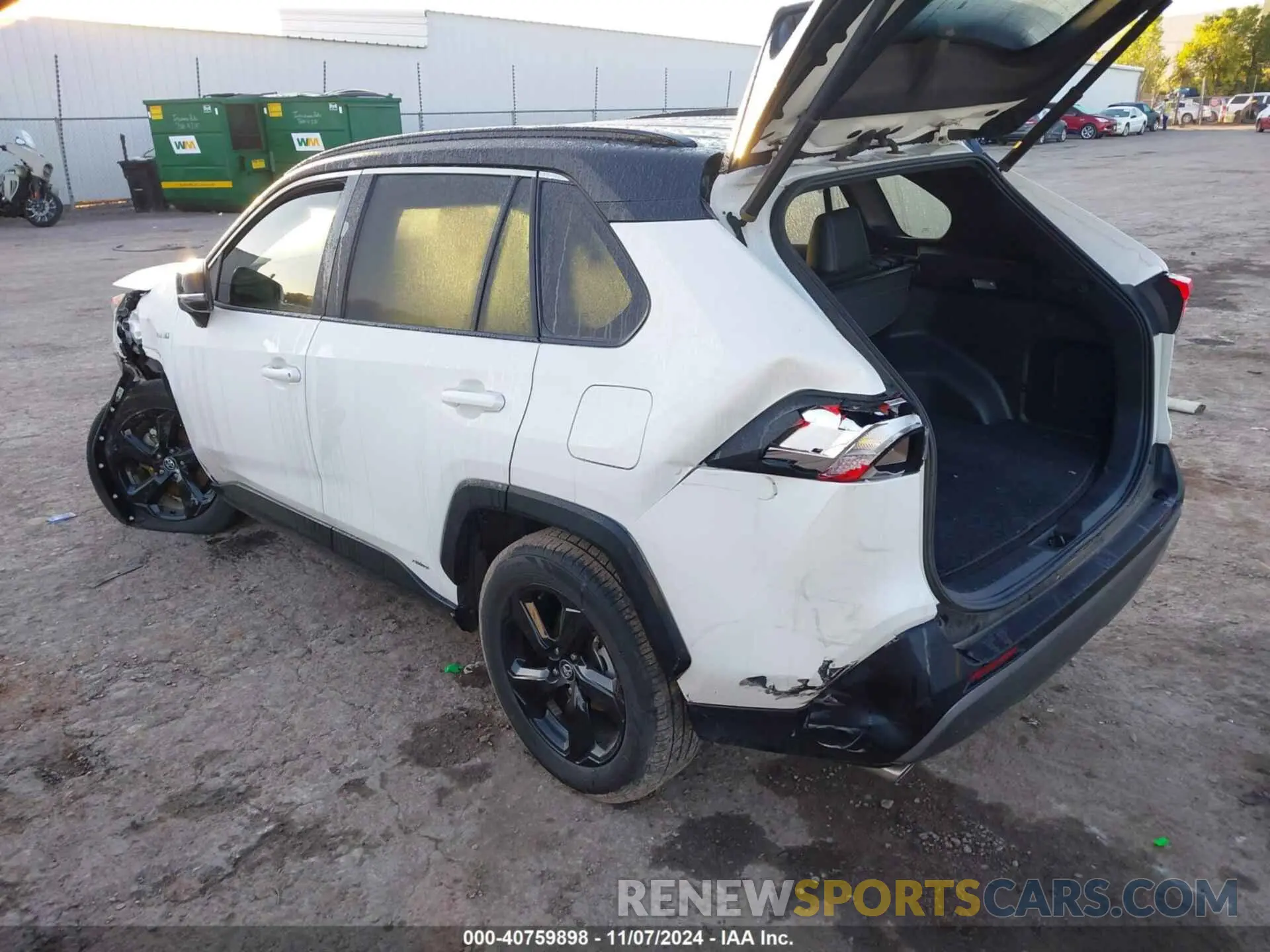 3 Photograph of a damaged car 2T3E6RFV1MW009738 TOYOTA RAV4 HYBRID 2021