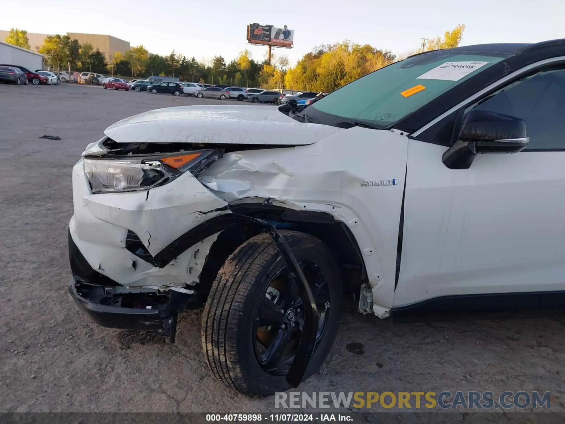 6 Photograph of a damaged car 2T3E6RFV1MW009738 TOYOTA RAV4 HYBRID 2021