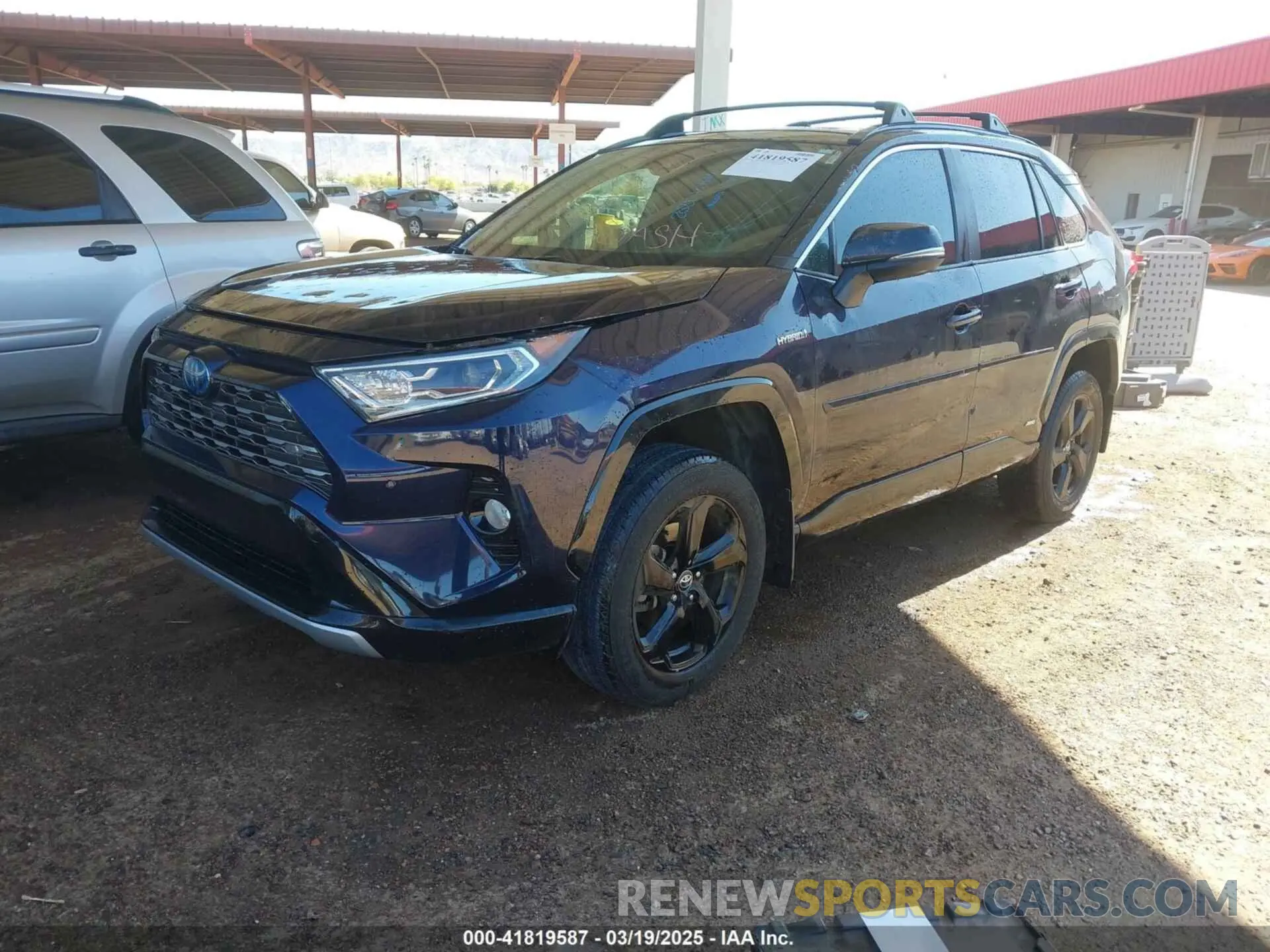 2 Photograph of a damaged car 2T3E6RFV2MW003947 TOYOTA RAV4 HYBRID 2021