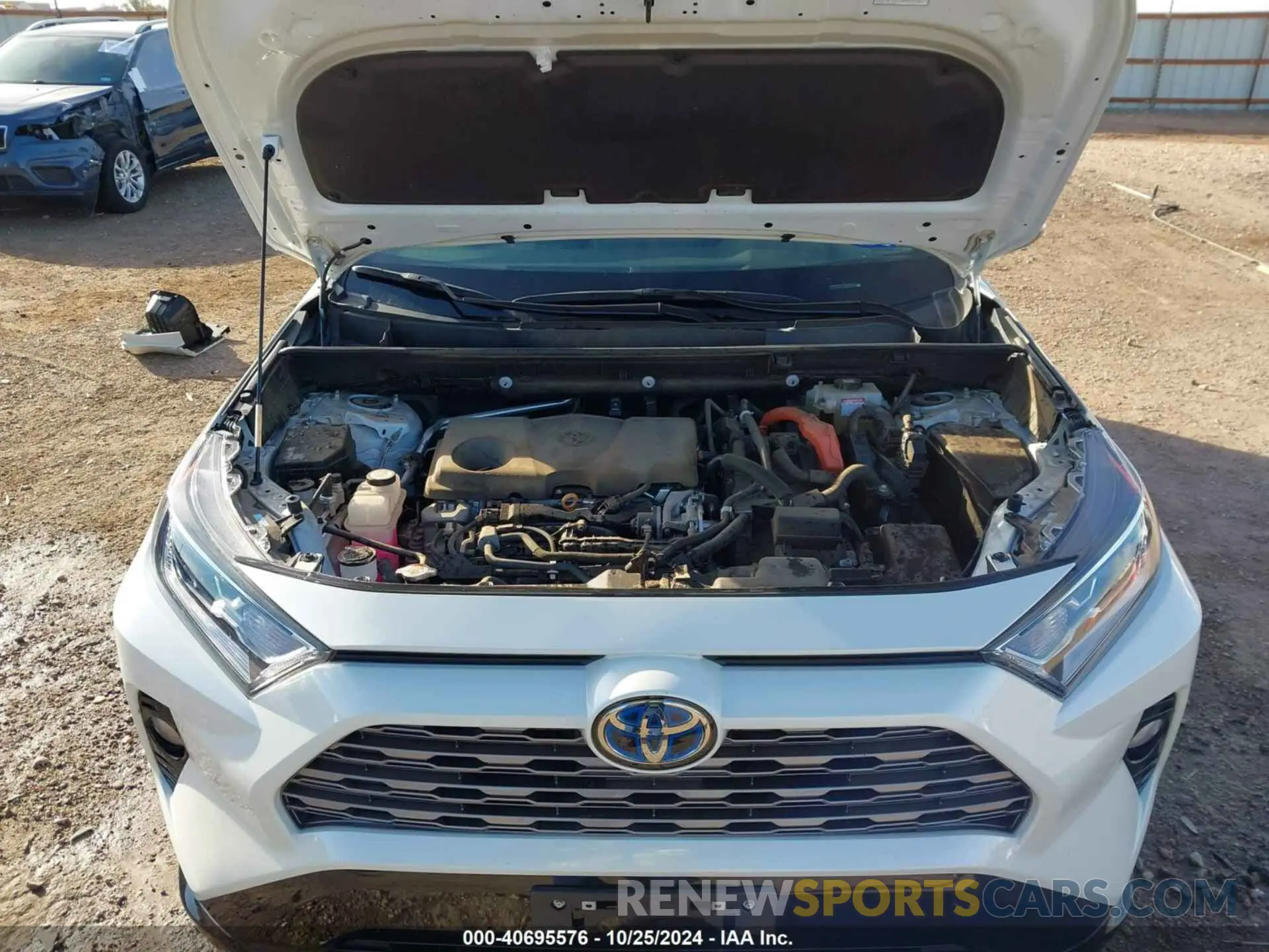 10 Photograph of a damaged car 2T3E6RFV4MW027196 TOYOTA RAV4 HYBRID 2021