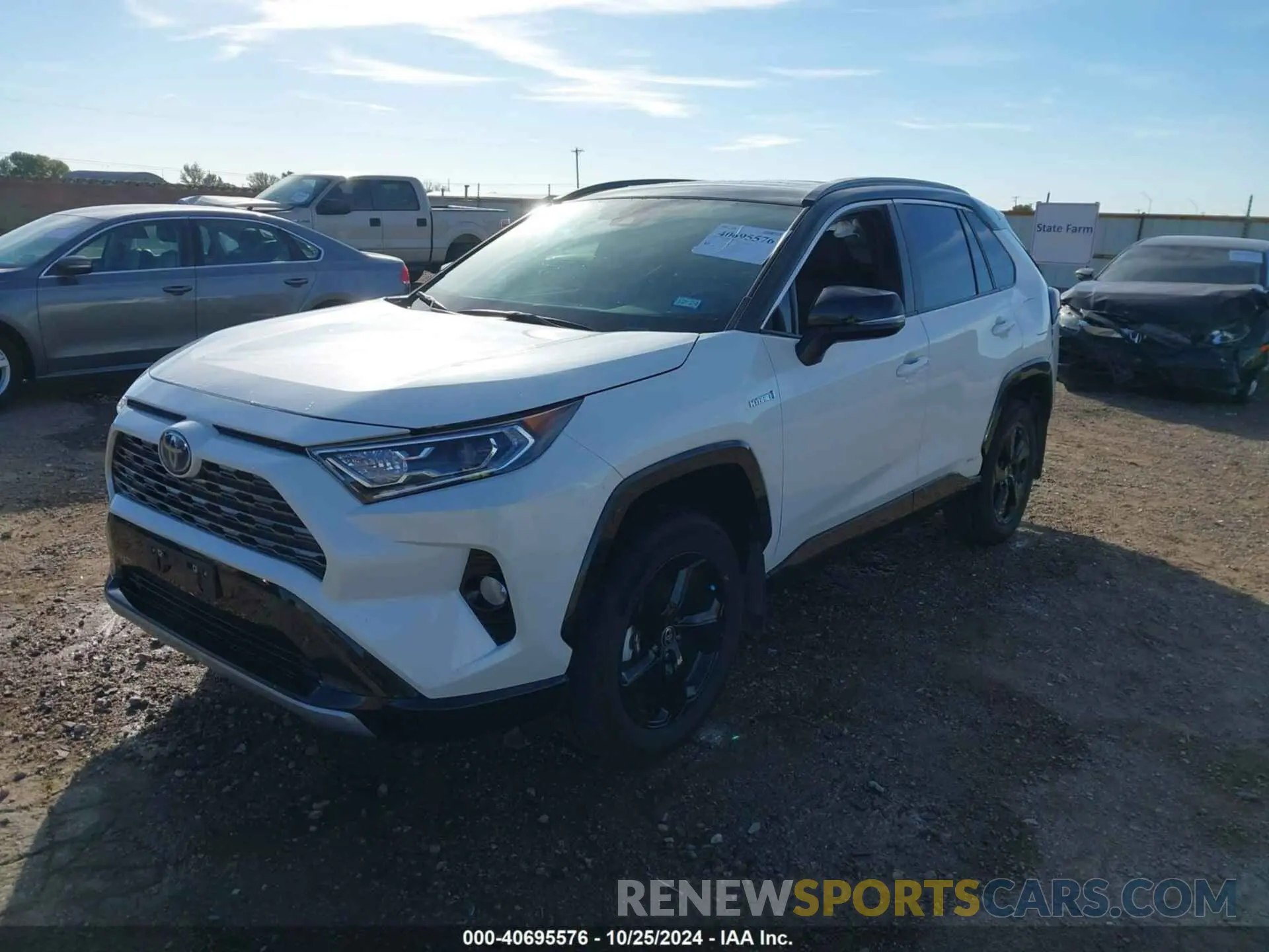 2 Photograph of a damaged car 2T3E6RFV4MW027196 TOYOTA RAV4 HYBRID 2021