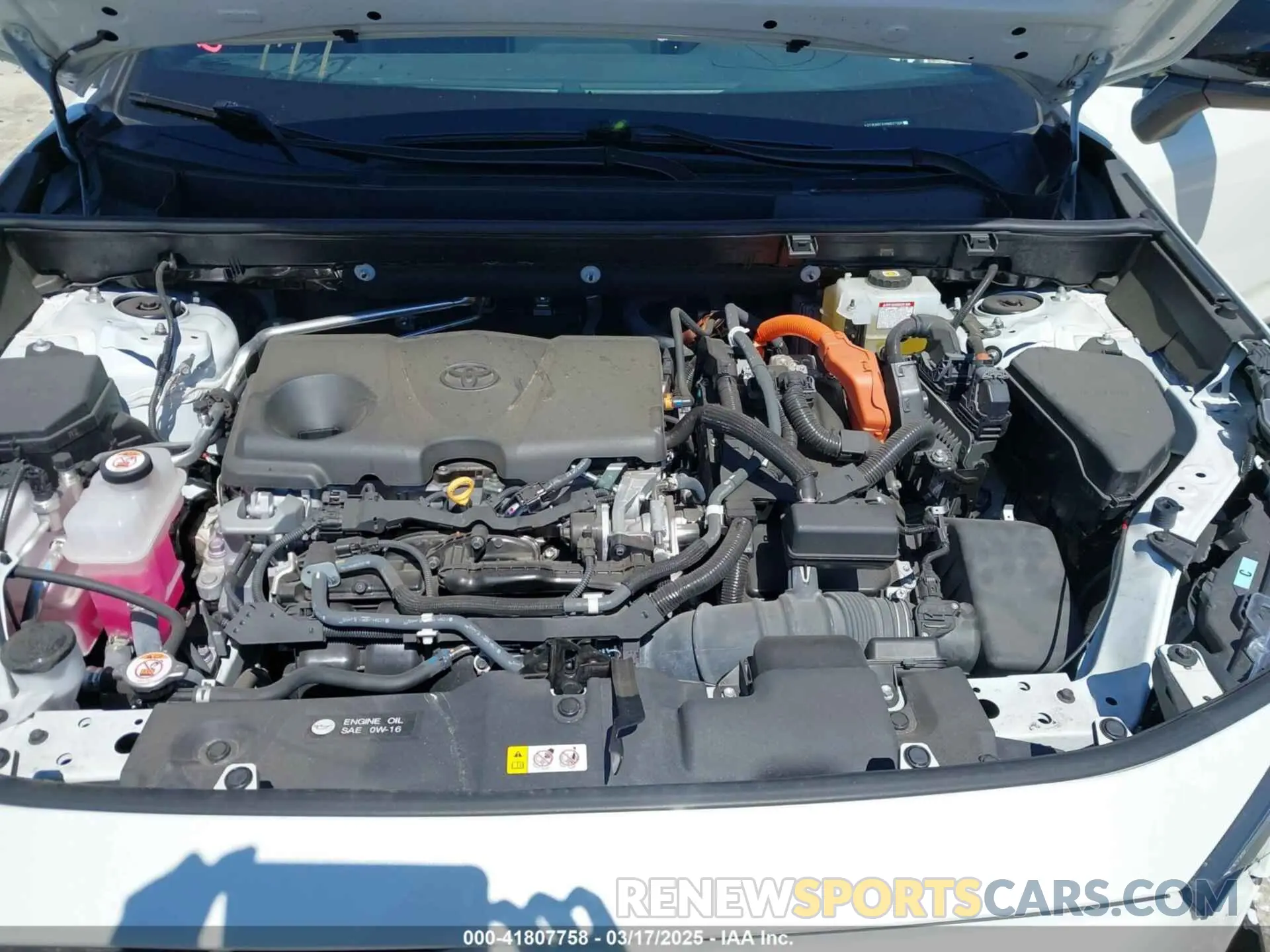10 Photograph of a damaged car 2T3E6RFV4MW027568 TOYOTA RAV4 HYBRID 2021