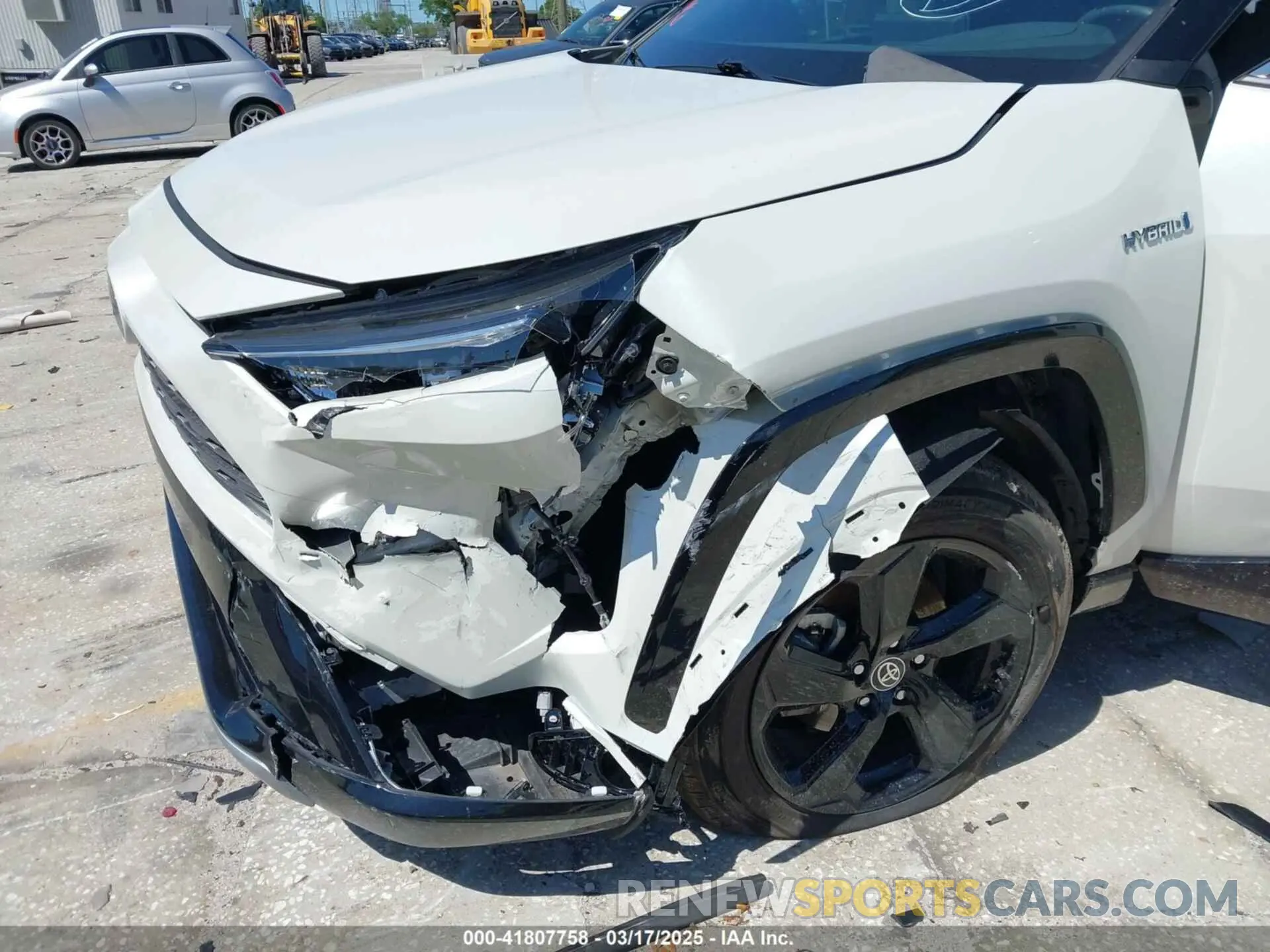 6 Photograph of a damaged car 2T3E6RFV4MW027568 TOYOTA RAV4 HYBRID 2021