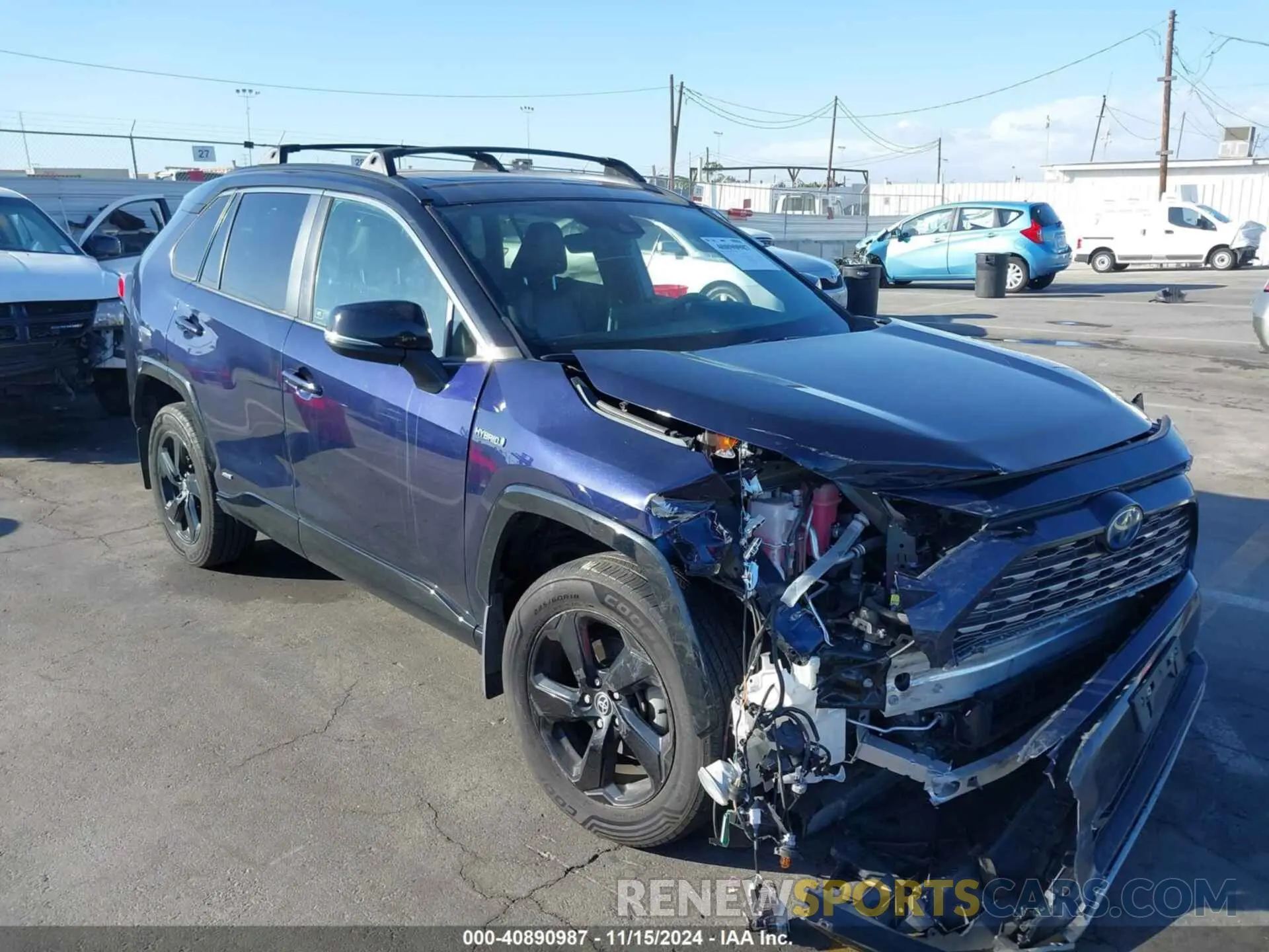 1 Photograph of a damaged car 2T3E6RFV5MW015266 TOYOTA RAV4 HYBRID 2021