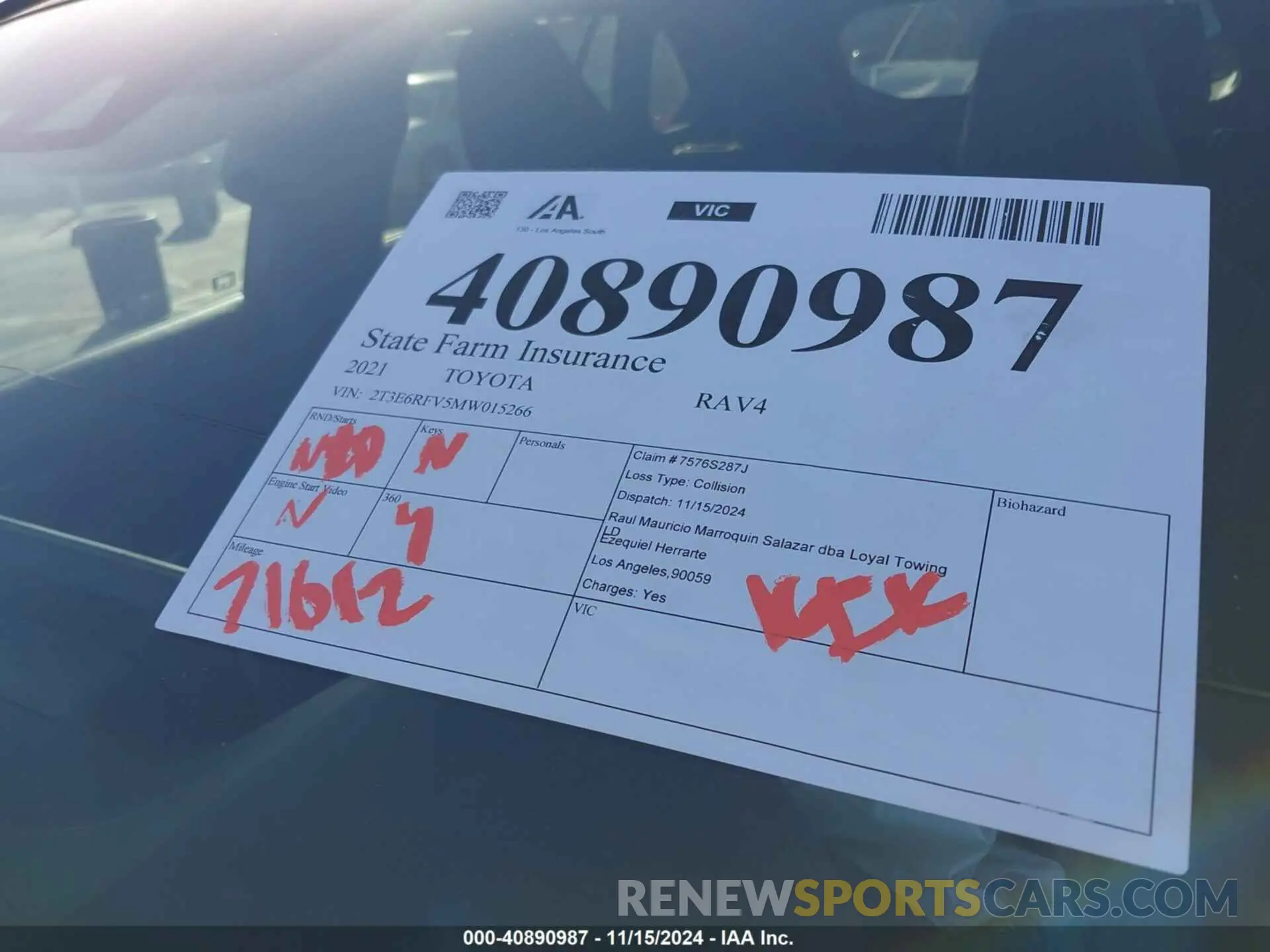 16 Photograph of a damaged car 2T3E6RFV5MW015266 TOYOTA RAV4 HYBRID 2021