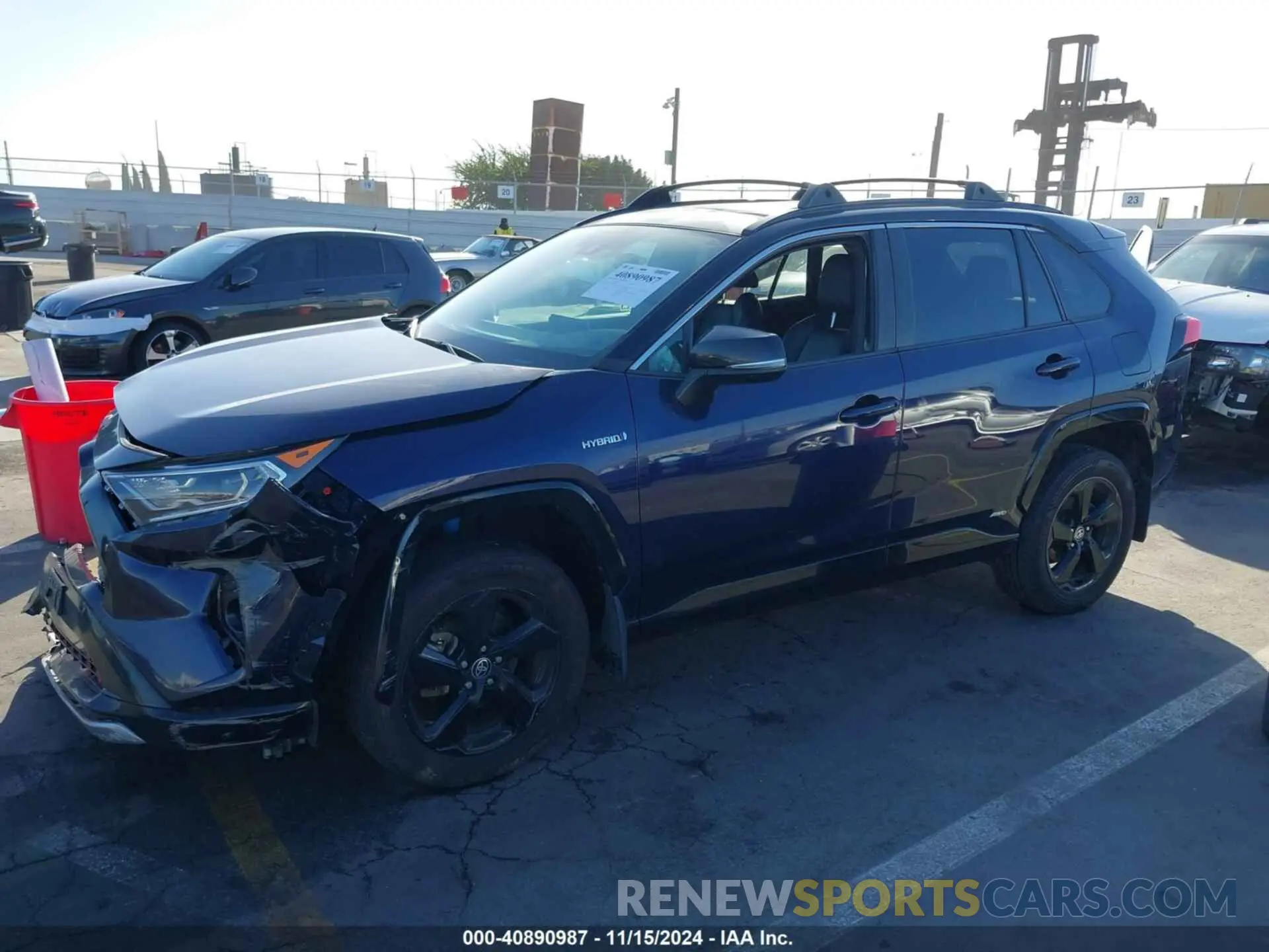 2 Photograph of a damaged car 2T3E6RFV5MW015266 TOYOTA RAV4 HYBRID 2021