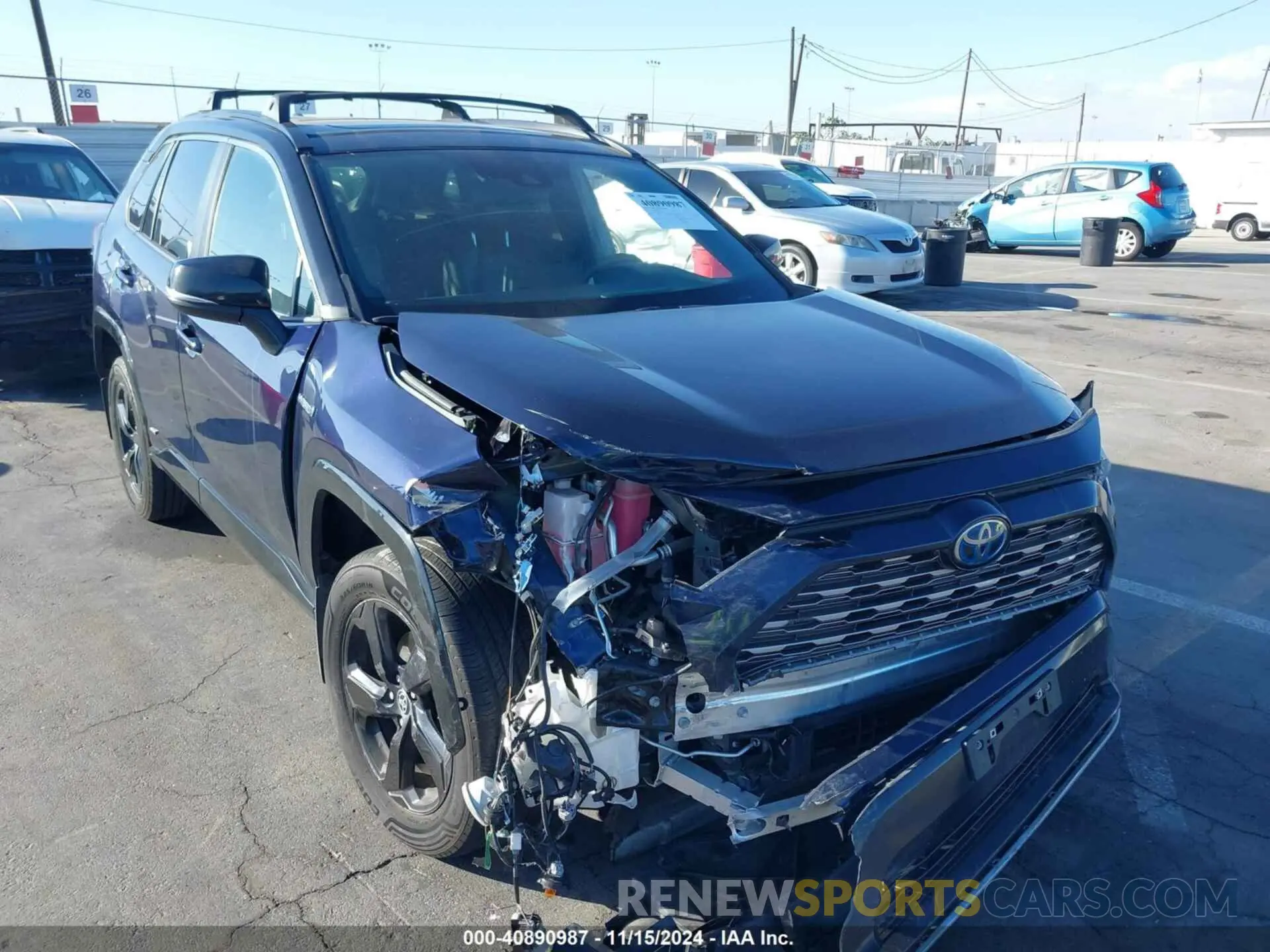 6 Photograph of a damaged car 2T3E6RFV5MW015266 TOYOTA RAV4 HYBRID 2021