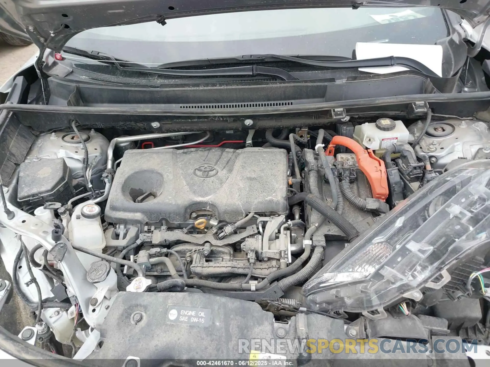 10 Photograph of a damaged car 2T3E6RFV6MW007886 TOYOTA RAV4 HYBRID 2021