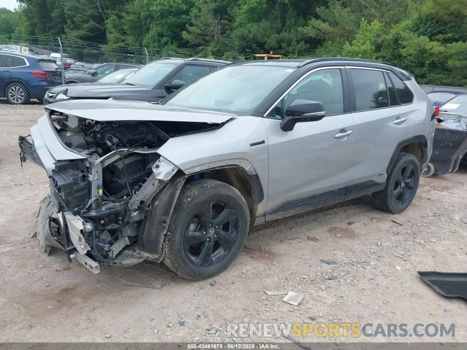2 Photograph of a damaged car 2T3E6RFV6MW007886 TOYOTA RAV4 HYBRID 2021