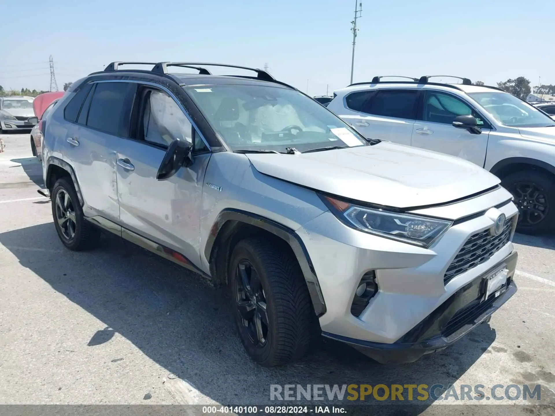 1 Photograph of a damaged car 2T3E6RFV7MW017665 TOYOTA RAV4 HYBRID 2021