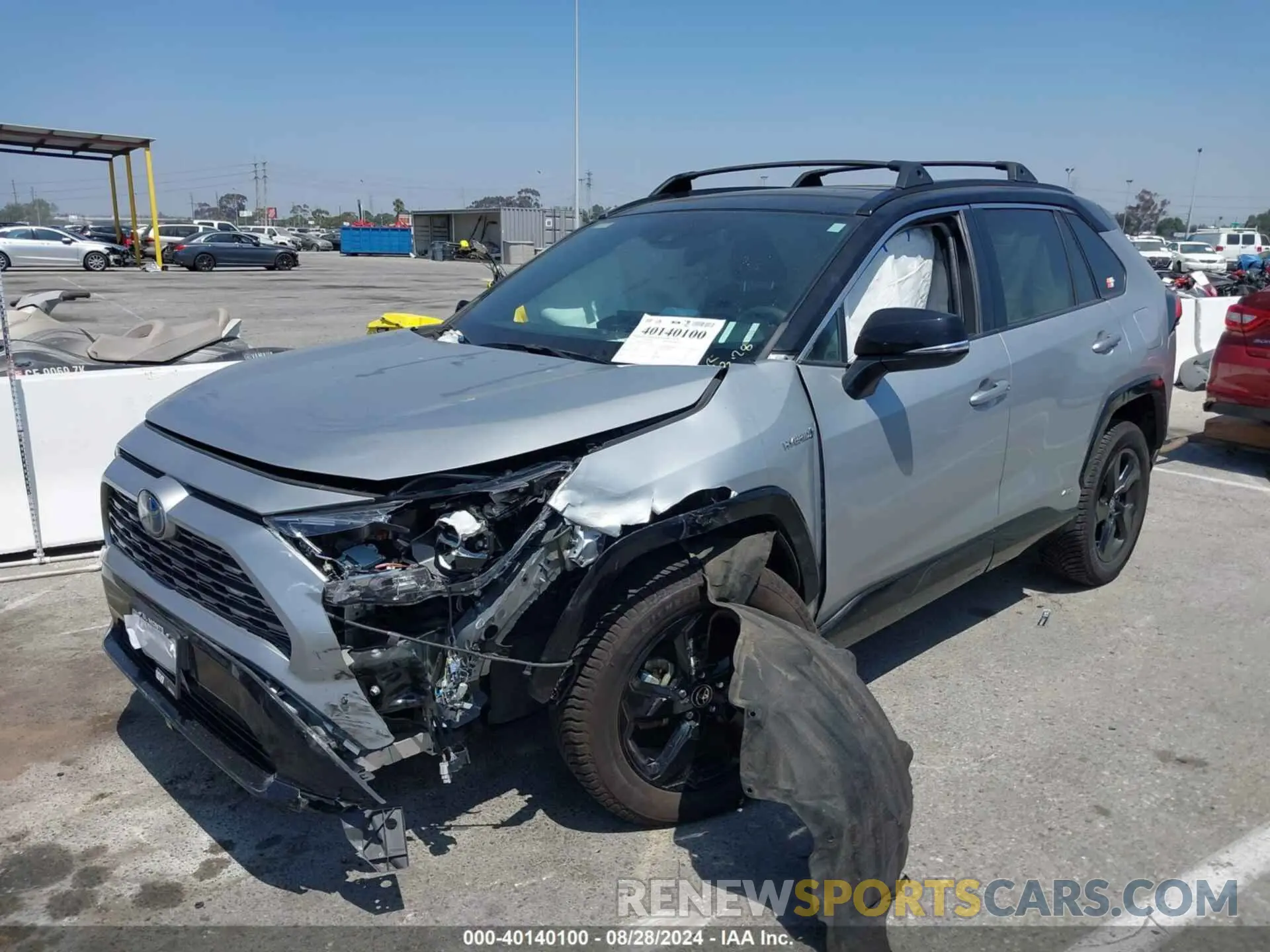 2 Photograph of a damaged car 2T3E6RFV7MW017665 TOYOTA RAV4 HYBRID 2021
