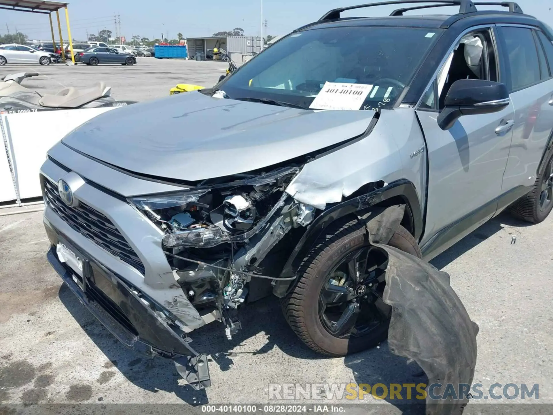 6 Photograph of a damaged car 2T3E6RFV7MW017665 TOYOTA RAV4 HYBRID 2021