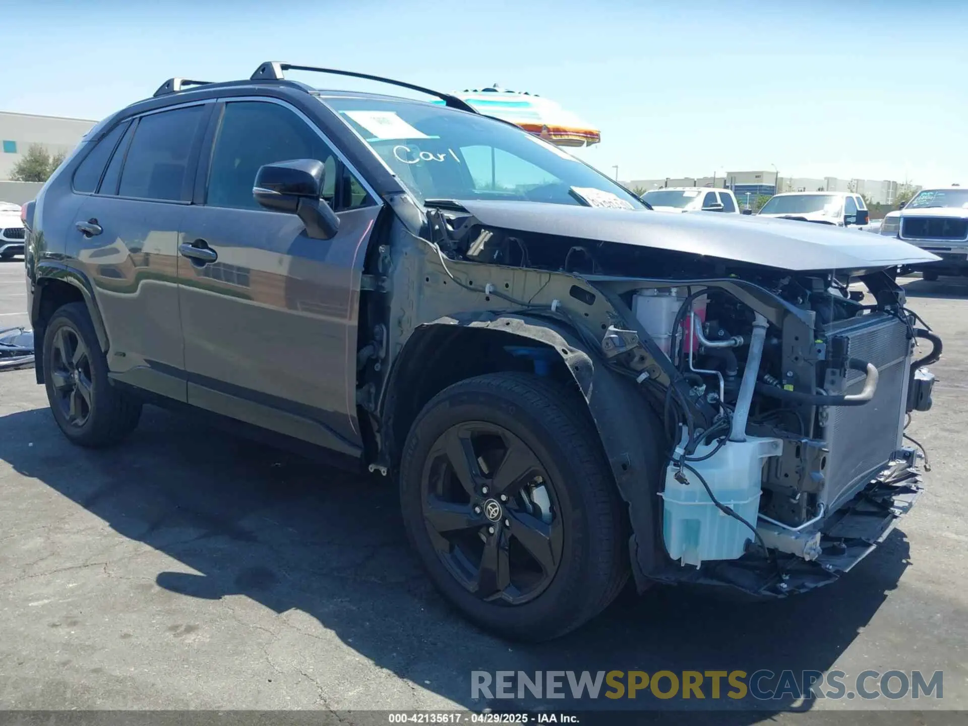 1 Photograph of a damaged car 2T3E6RFVXMW016803 TOYOTA RAV4 HYBRID 2021
