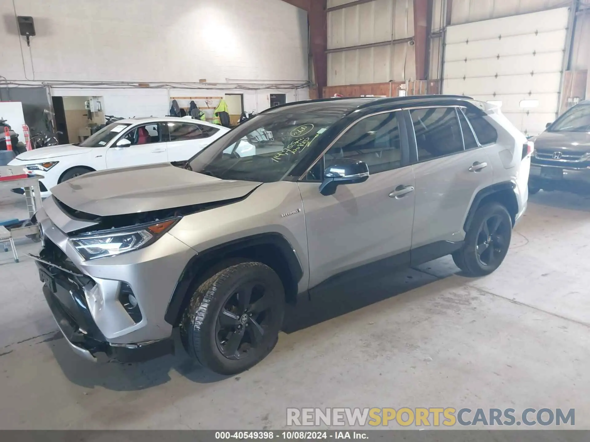 2 Photograph of a damaged car 2T3E6RFVXMW020284 TOYOTA RAV4 HYBRID 2021