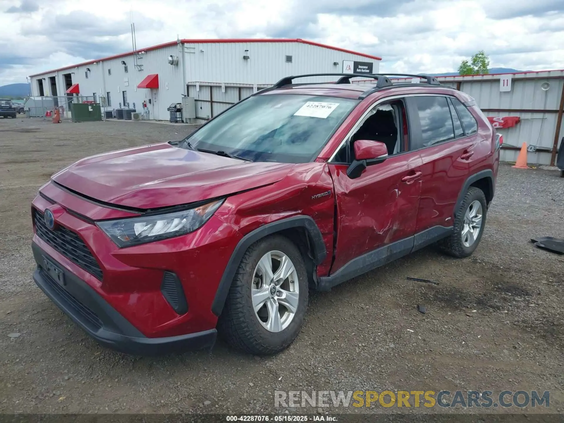 2 Photograph of a damaged car 2T3MWRFV6MW128221 TOYOTA RAV4 HYBRID 2021