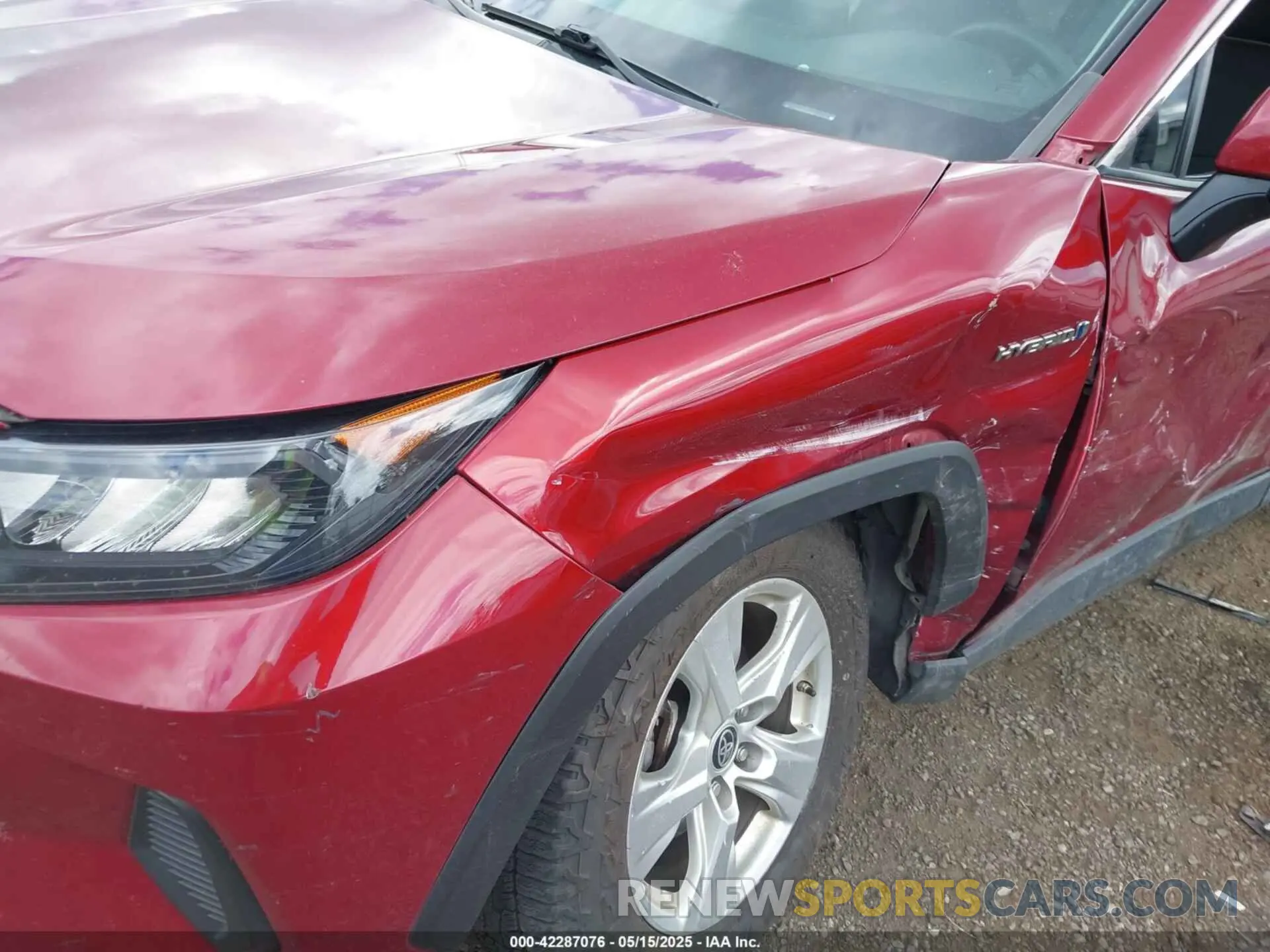 6 Photograph of a damaged car 2T3MWRFV6MW128221 TOYOTA RAV4 HYBRID 2021