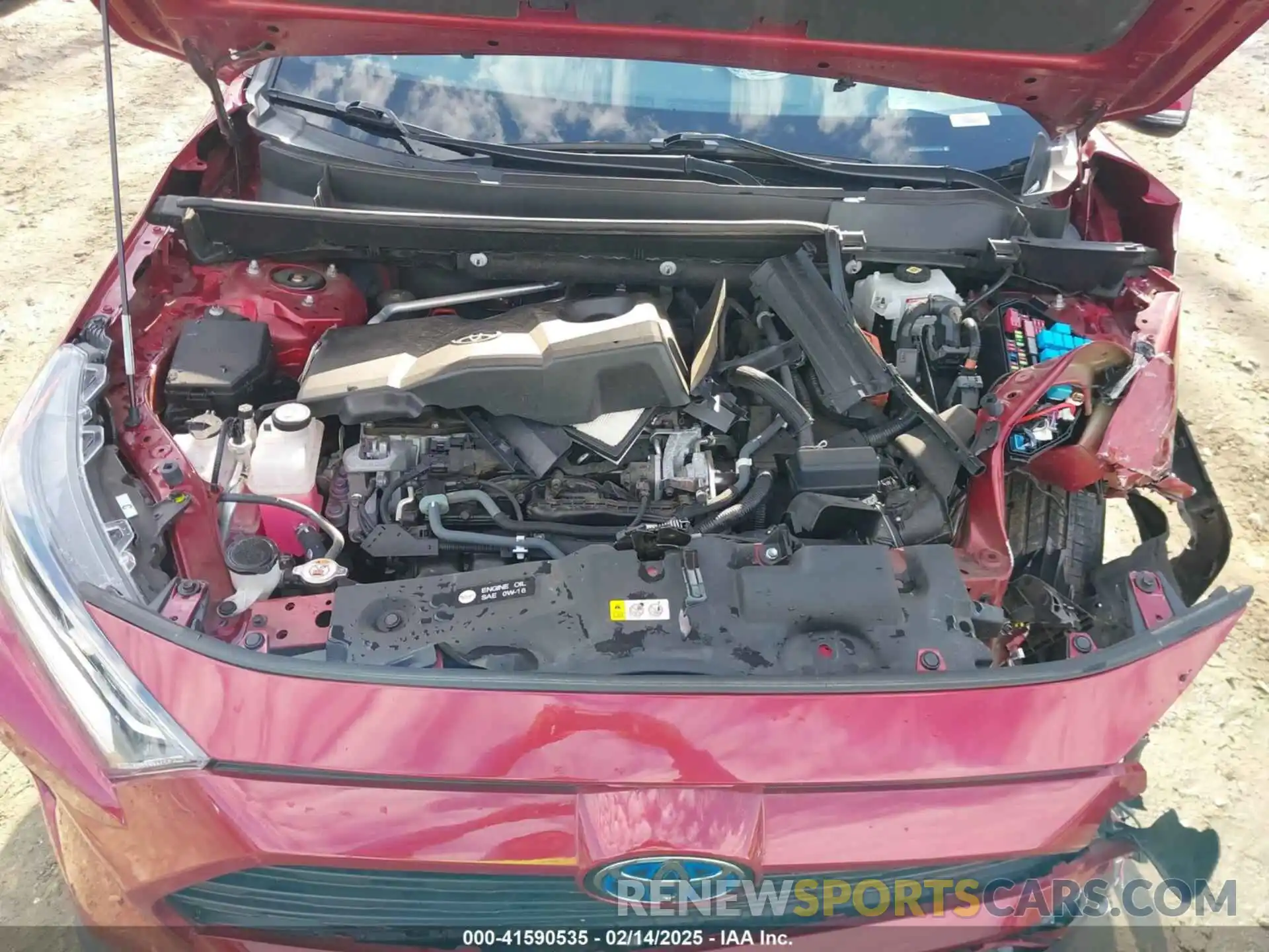 10 Photograph of a damaged car 2T3R6RFV6MW007761 TOYOTA RAV4 HYBRID 2021