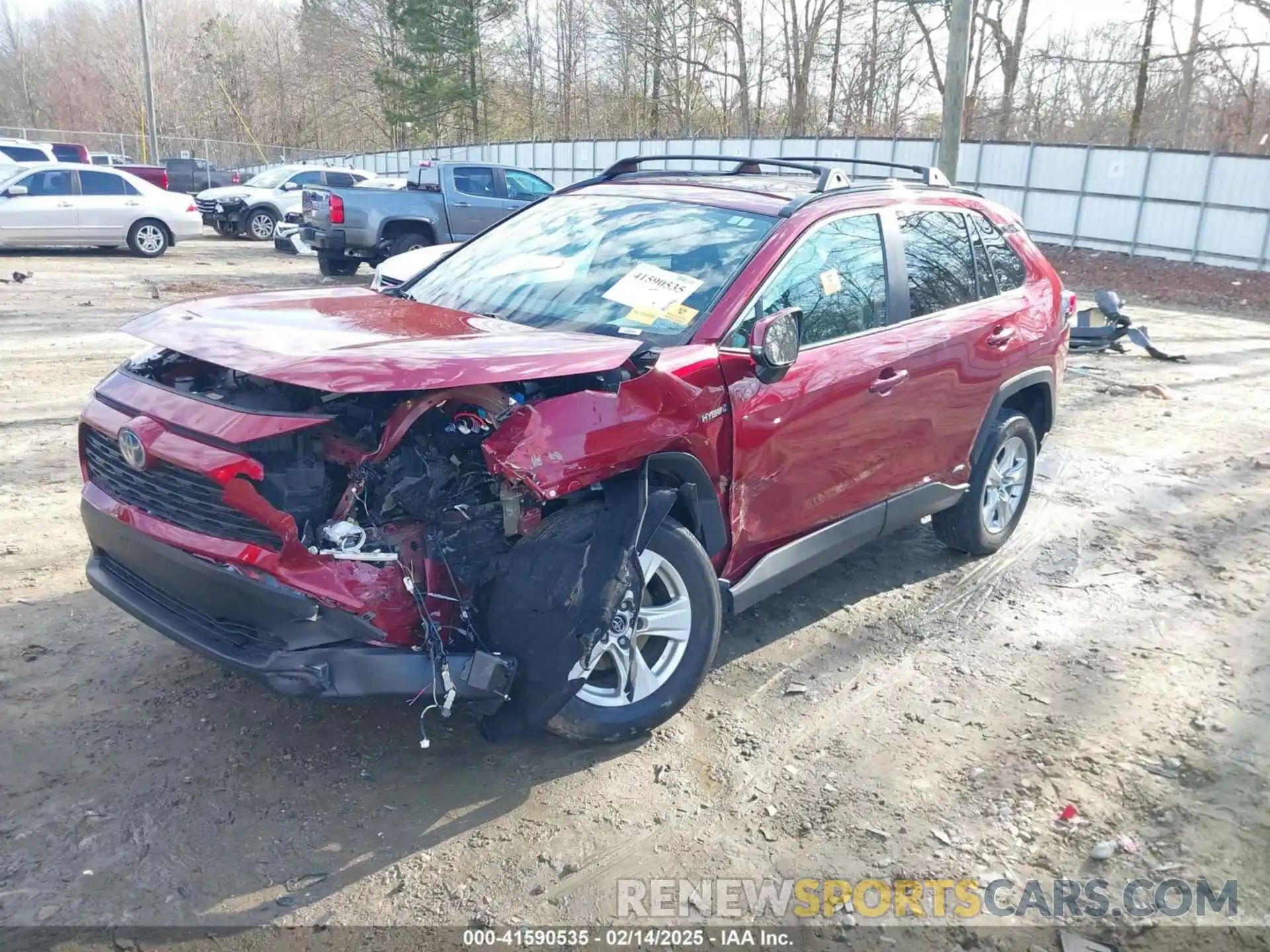 2 Photograph of a damaged car 2T3R6RFV6MW007761 TOYOTA RAV4 HYBRID 2021