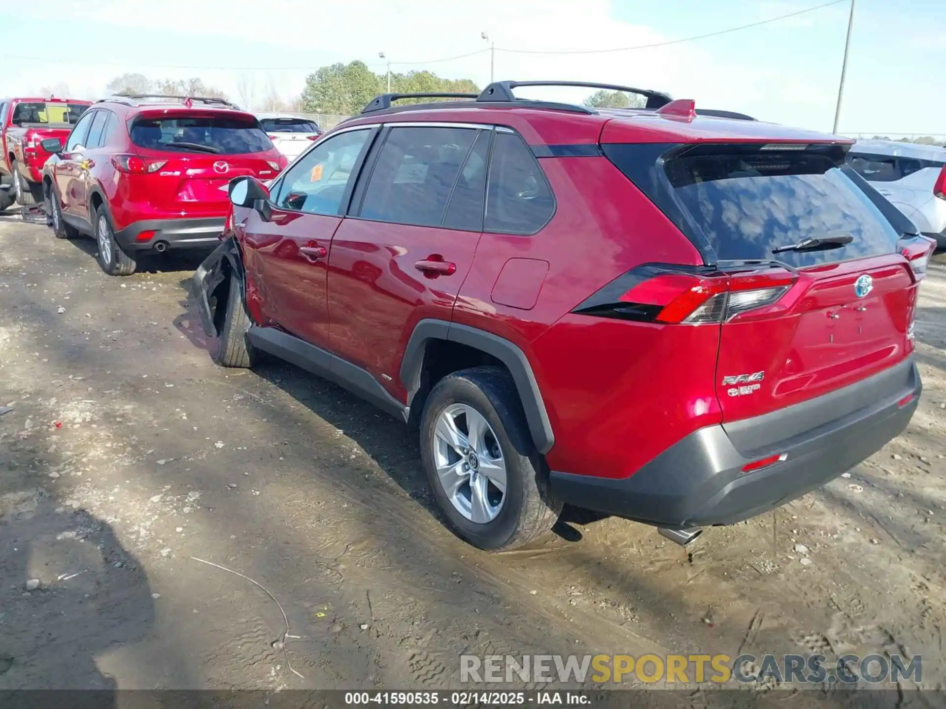 3 Photograph of a damaged car 2T3R6RFV6MW007761 TOYOTA RAV4 HYBRID 2021