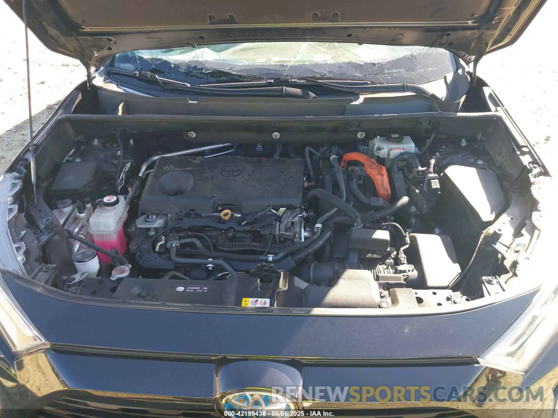 10 Photograph of a damaged car 2T3R6RFVXMW011778 TOYOTA RAV4 HYBRID 2021
