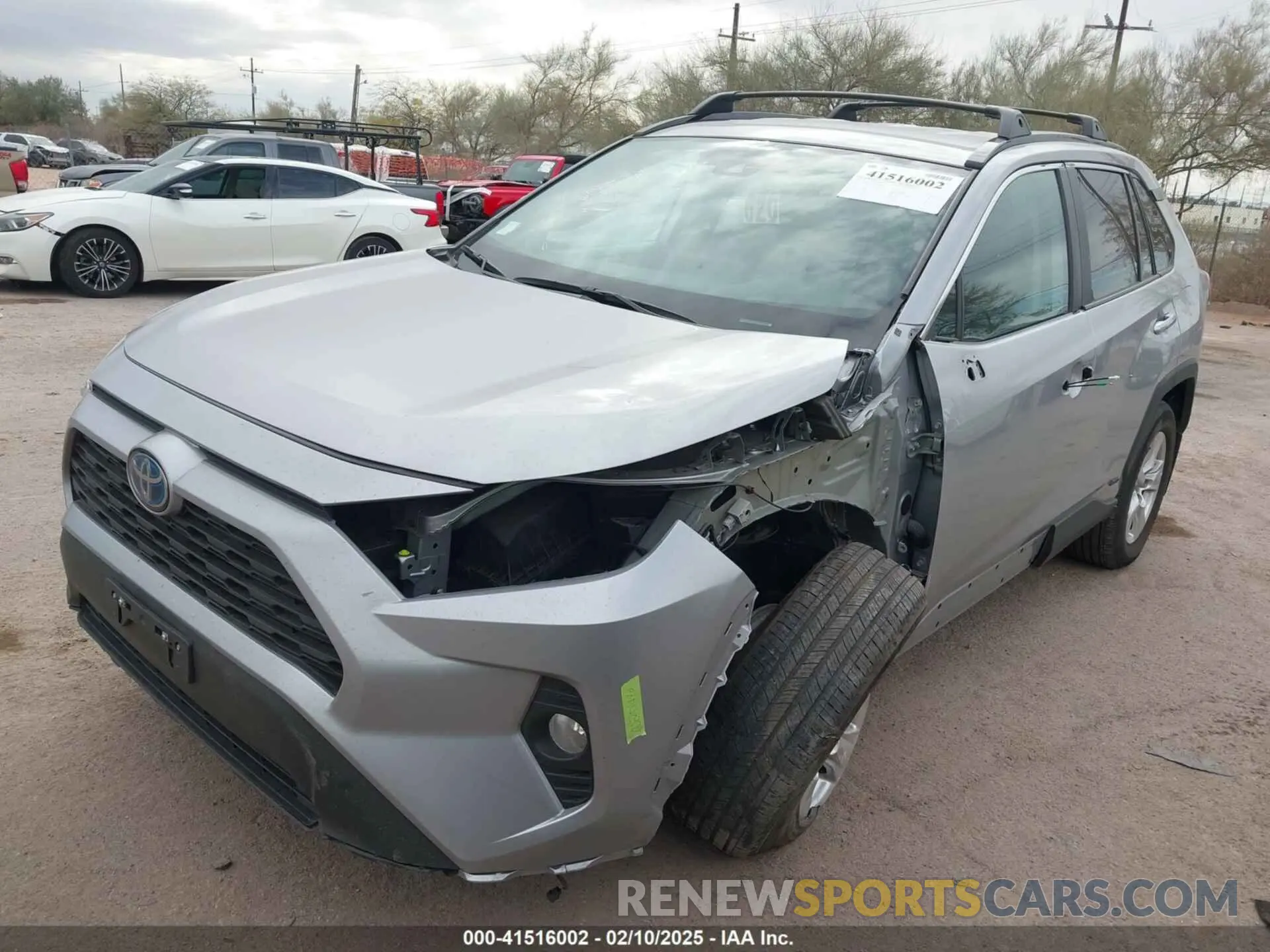 2 Photograph of a damaged car 2T3RWRFV2MW115102 TOYOTA RAV4 HYBRID 2021