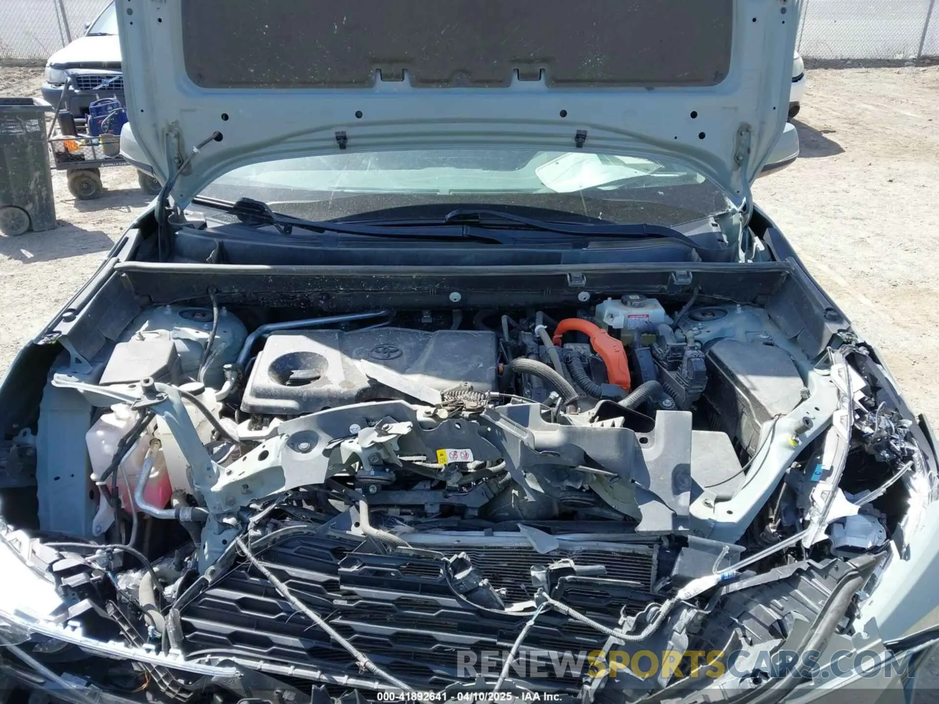 10 Photograph of a damaged car 2T3RWRFV4MW110189 TOYOTA RAV4 HYBRID 2021