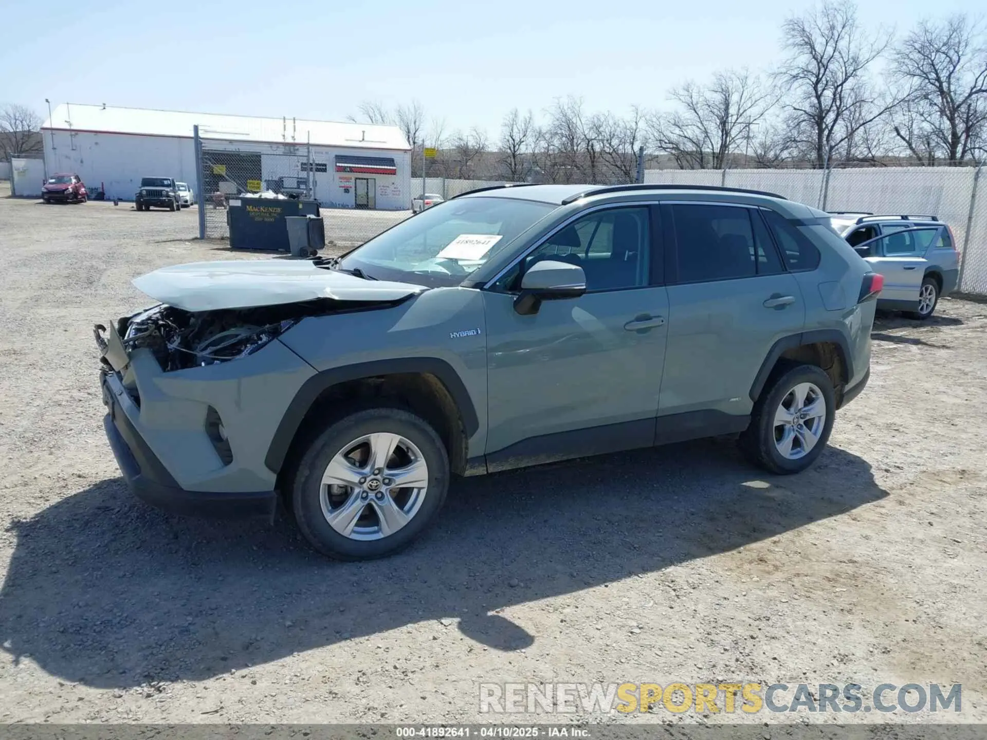 2 Photograph of a damaged car 2T3RWRFV4MW110189 TOYOTA RAV4 HYBRID 2021