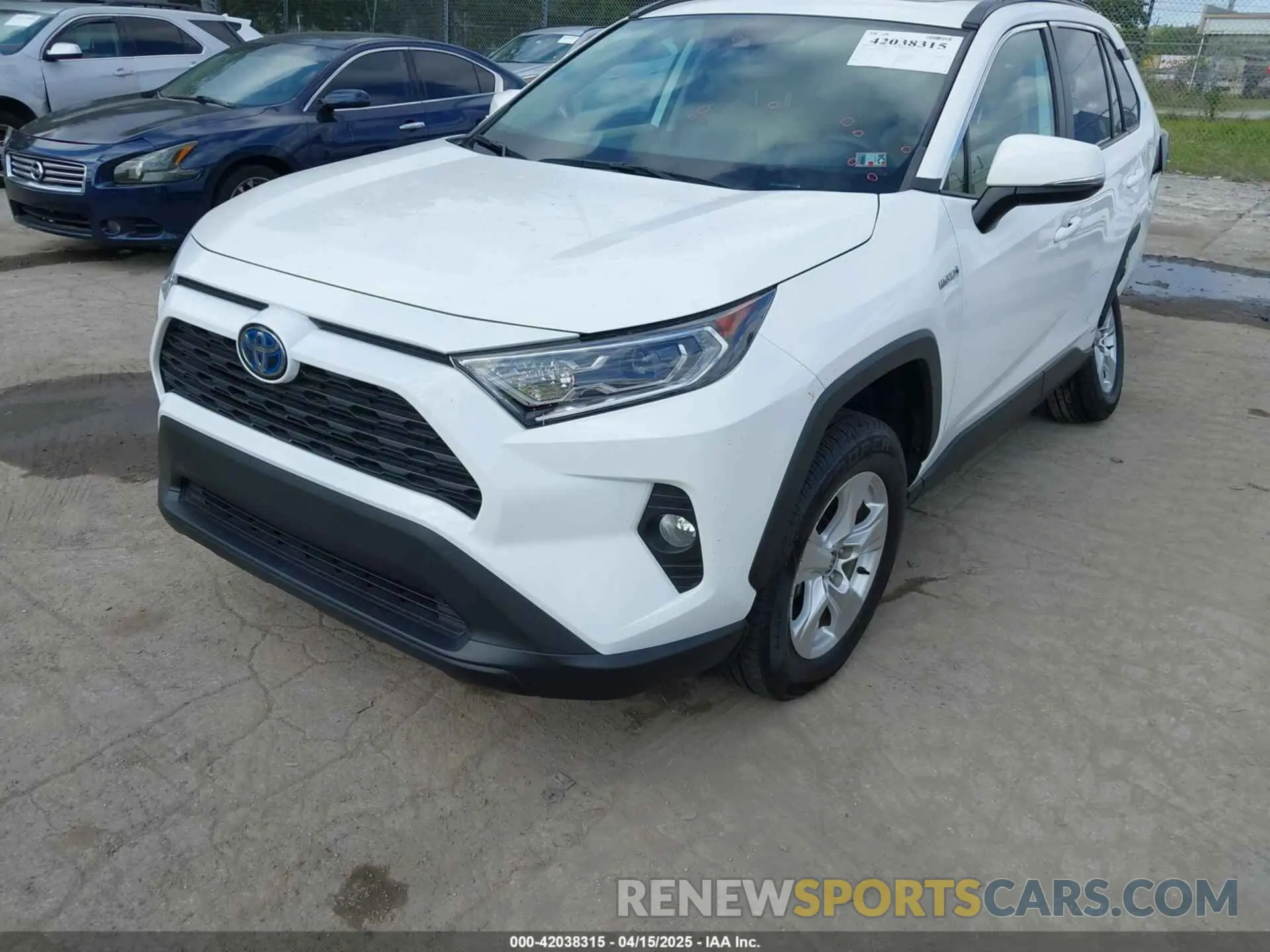 2 Photograph of a damaged car 2T3RWRFV6MW114082 TOYOTA RAV4 HYBRID 2021