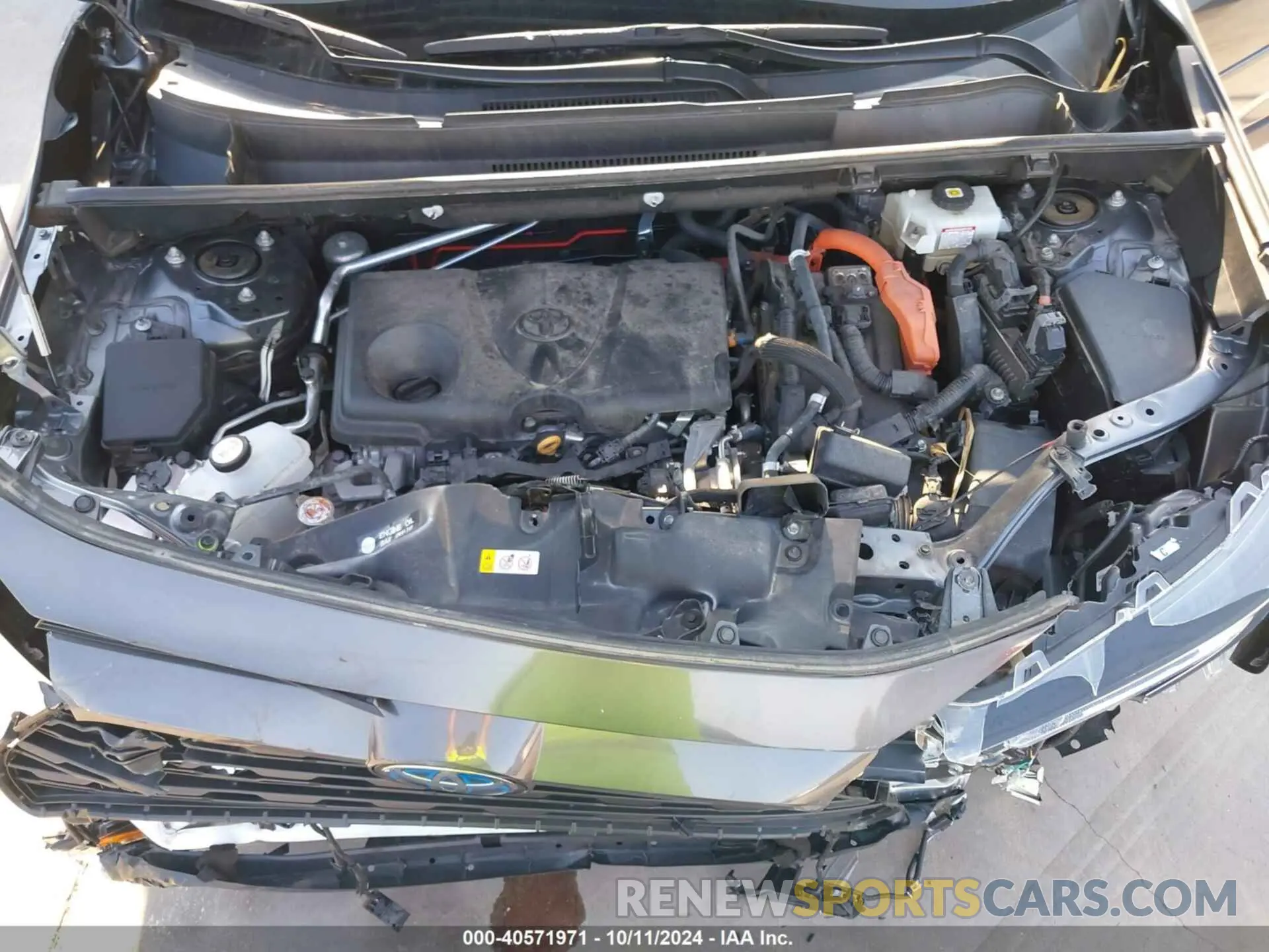 10 Photograph of a damaged car 2T3RWRFV8MW116416 TOYOTA RAV4 HYBRID 2021