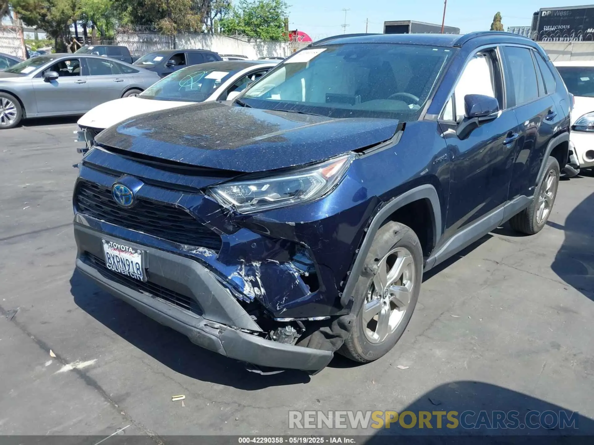 2 Photograph of a damaged car 4T3B6RFV2MU044890 TOYOTA RAV4 HYBRID 2021