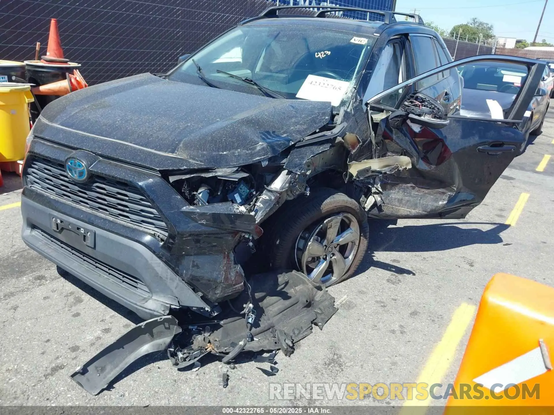 2 Photograph of a damaged car 4T3B6RFV3MU043652 TOYOTA RAV4 HYBRID 2021