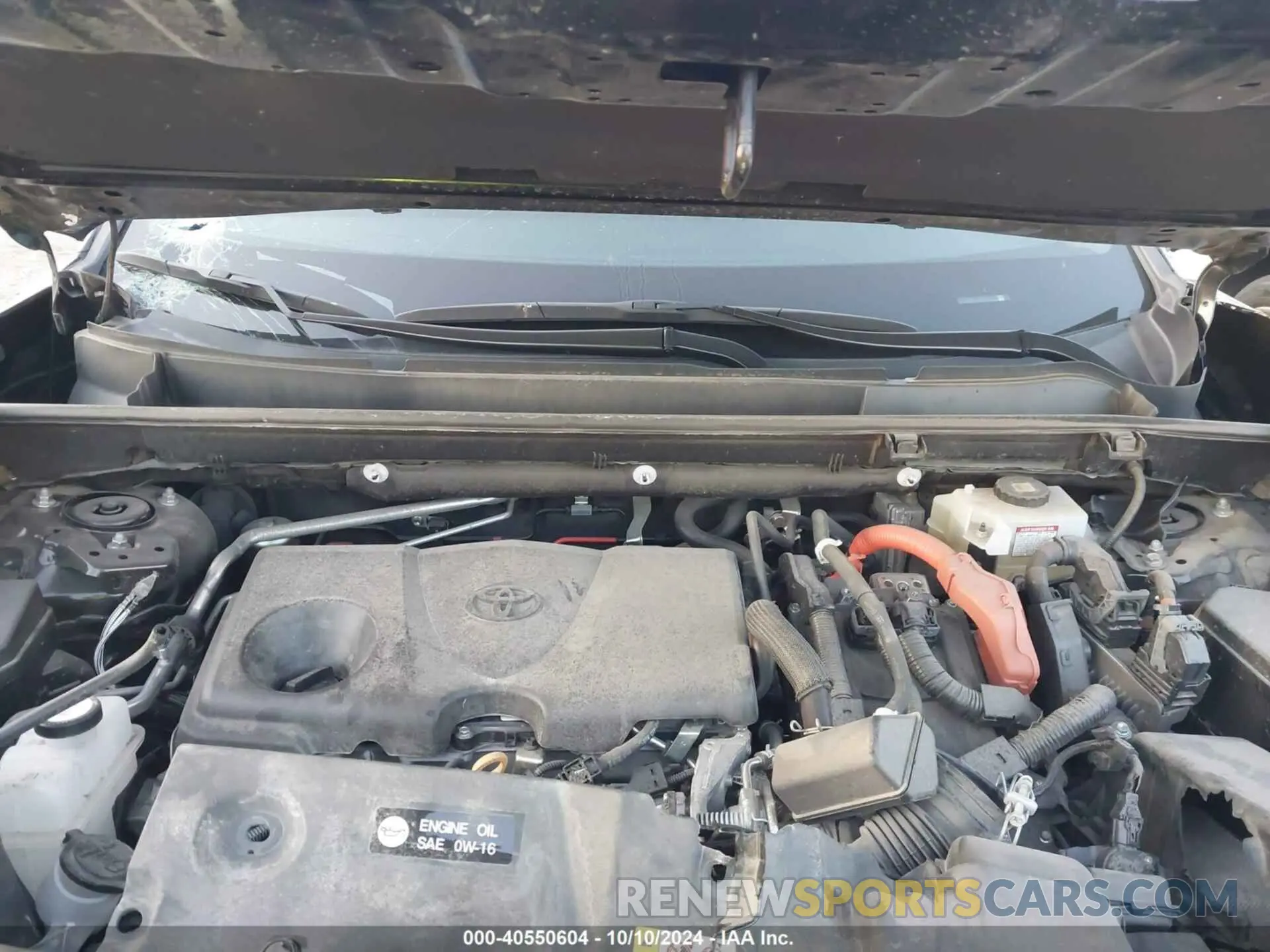 10 Photograph of a damaged car 4T3B6RFV3MU046079 TOYOTA RAV4 HYBRID 2021