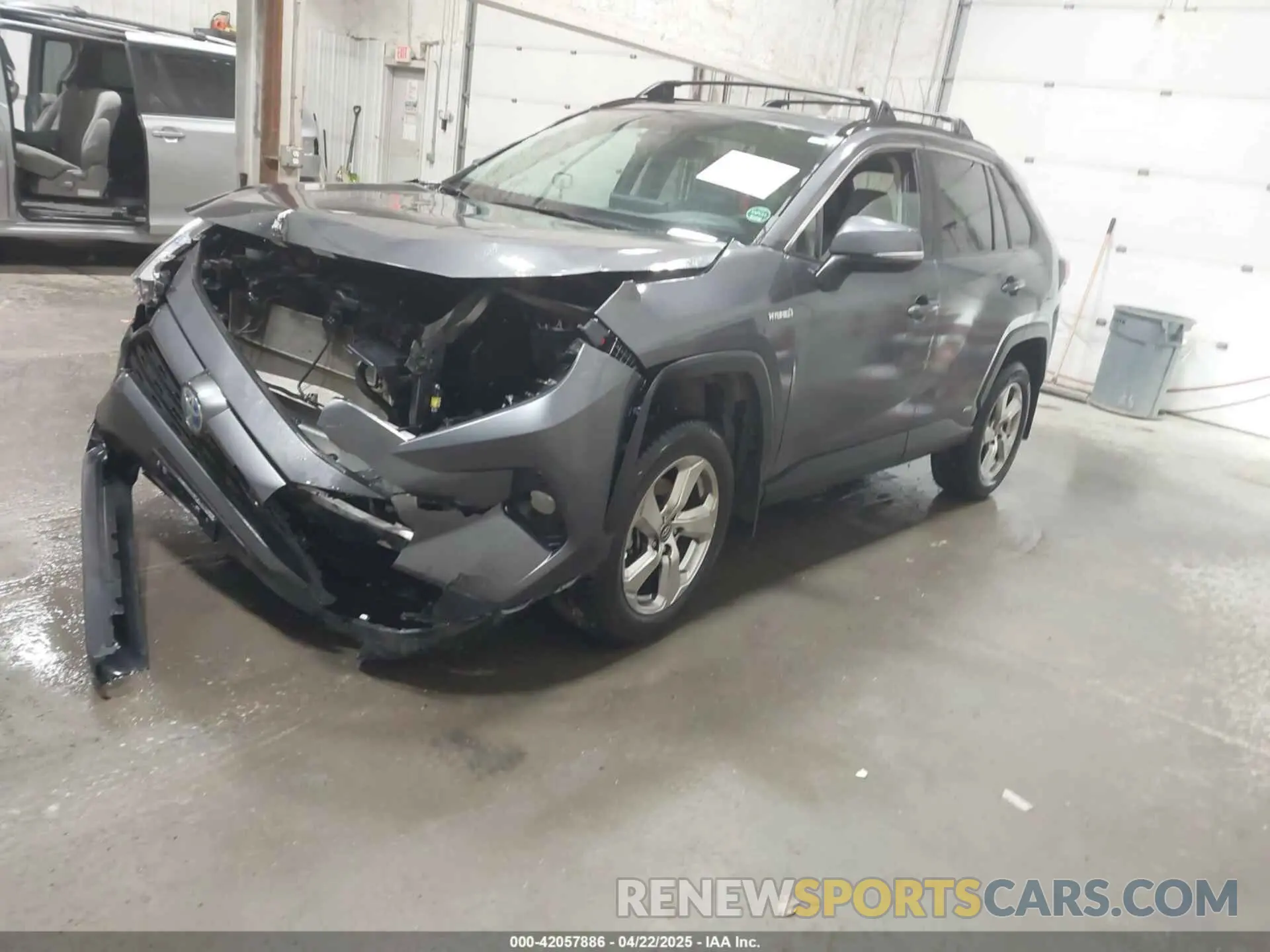 2 Photograph of a damaged car 4T3B6RFV4MU006402 TOYOTA RAV4 HYBRID 2021