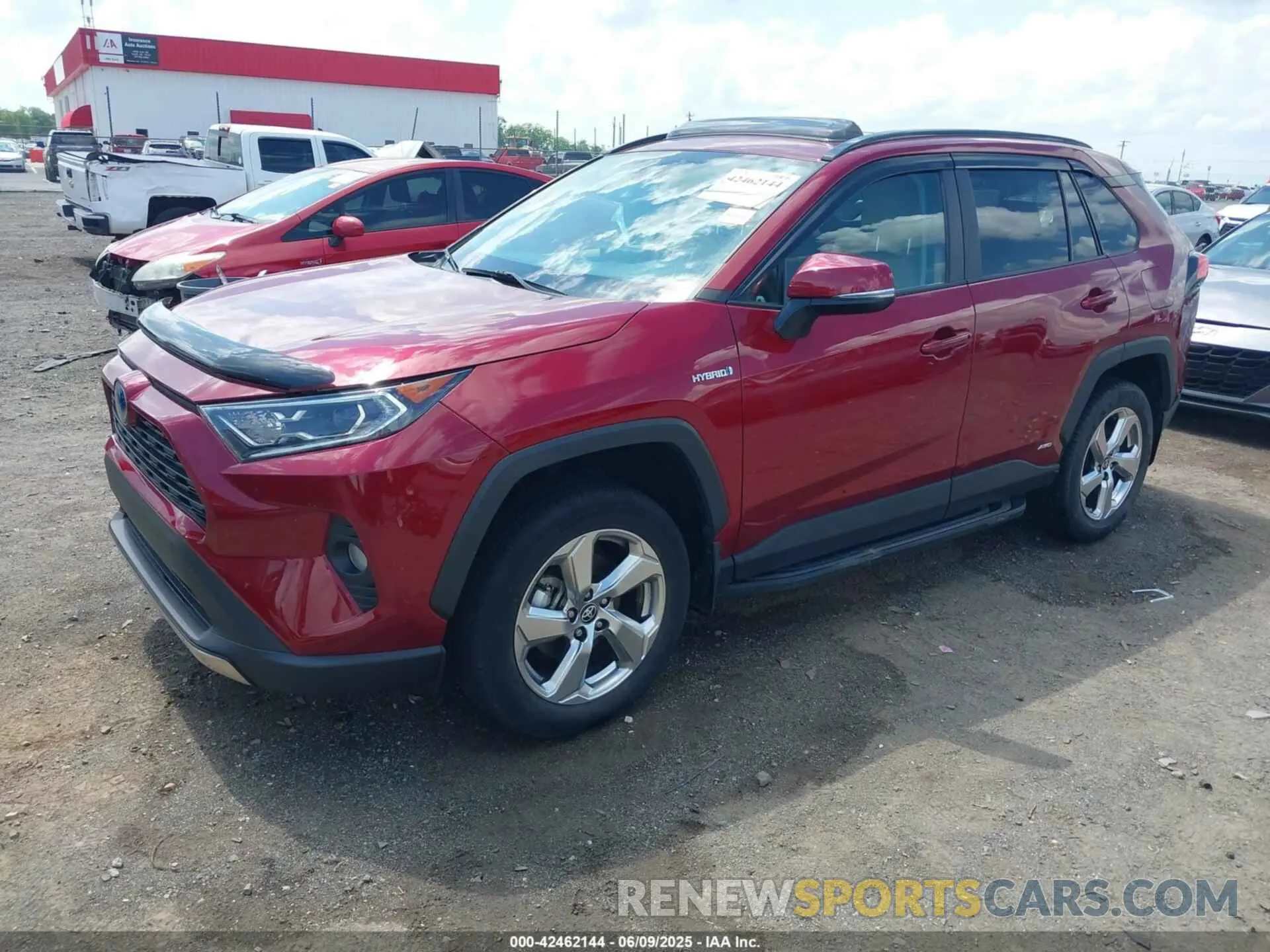 2 Photograph of a damaged car 4T3B6RFV4MU063117 TOYOTA RAV4 HYBRID 2021