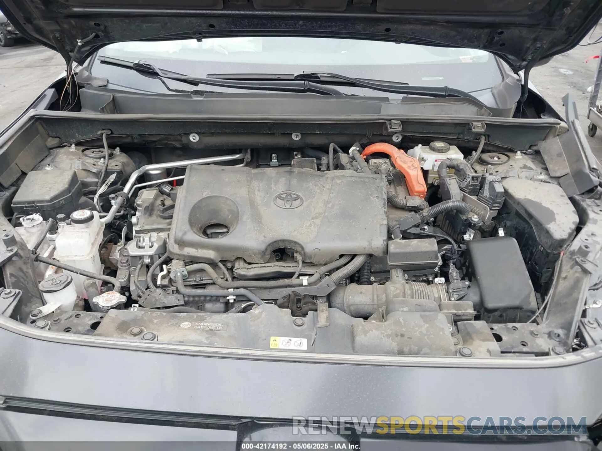 10 Photograph of a damaged car 4T3B6RFV5MU031406 TOYOTA RAV4 HYBRID 2021